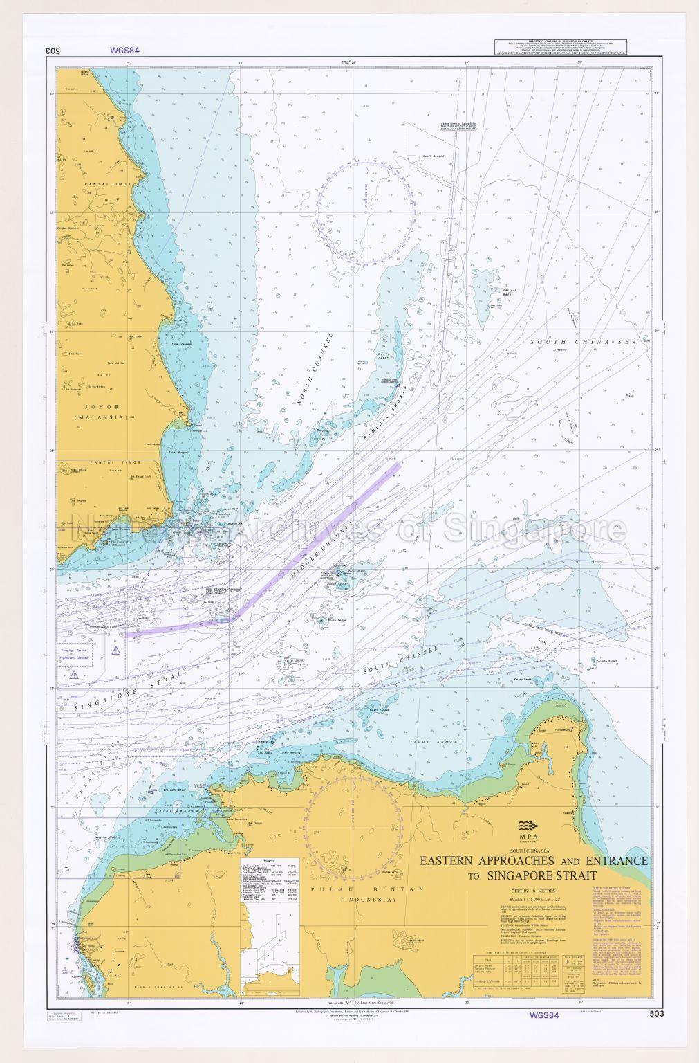 Eastern Approaches and Entrance To Singapore Strait