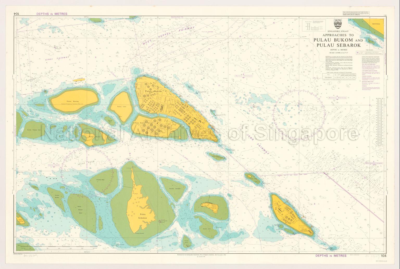 Singapore Strait. Approaches to Pulau Bukom and Pulau  …