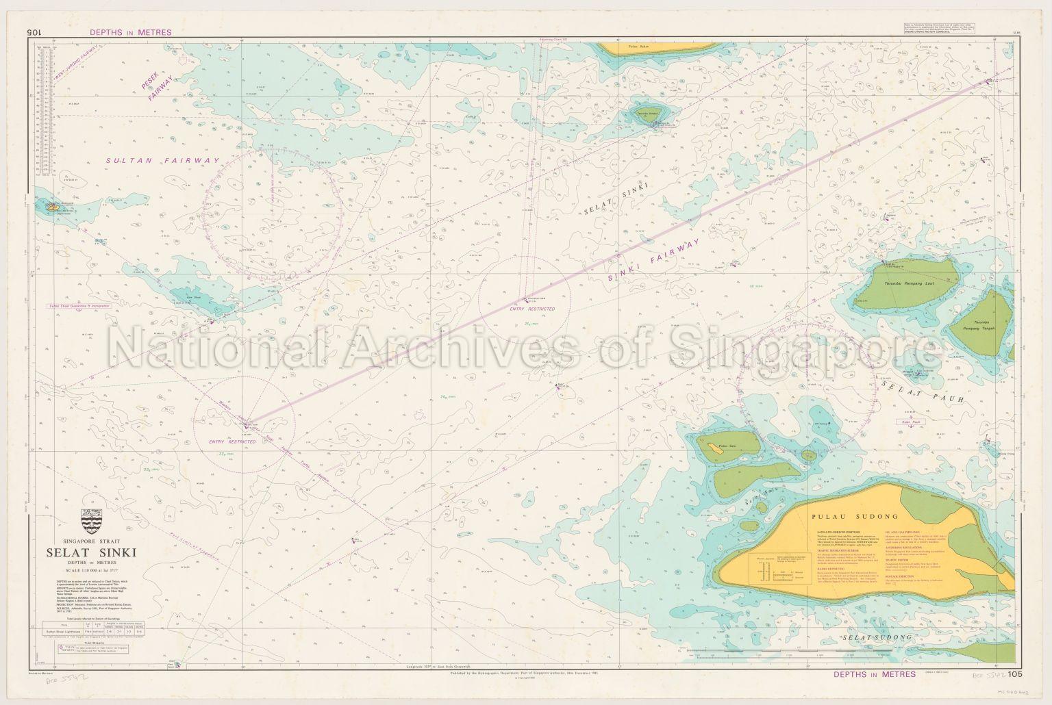 Singapore Strait. Selat Sinki