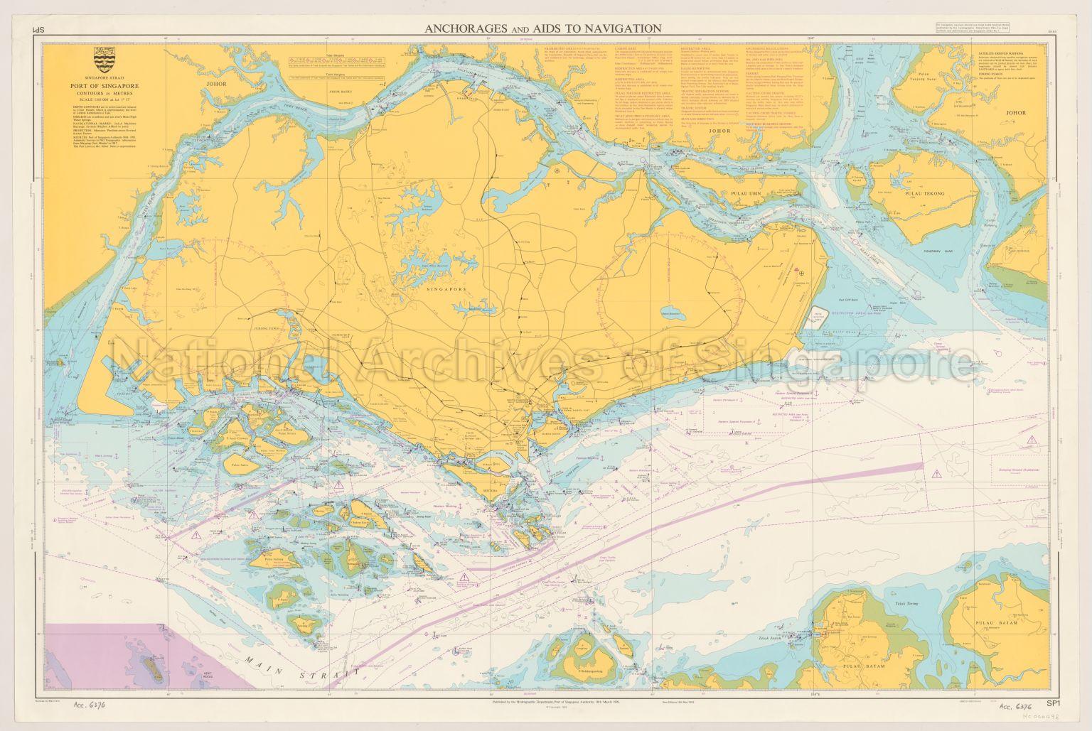 Singapore Strait. Anchorages and Aids to Navigation
