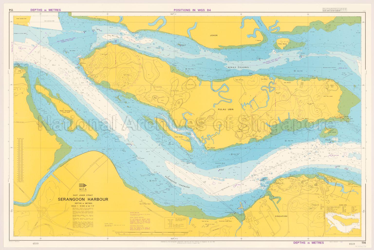 East Johor Strait. Serangoon Harbour