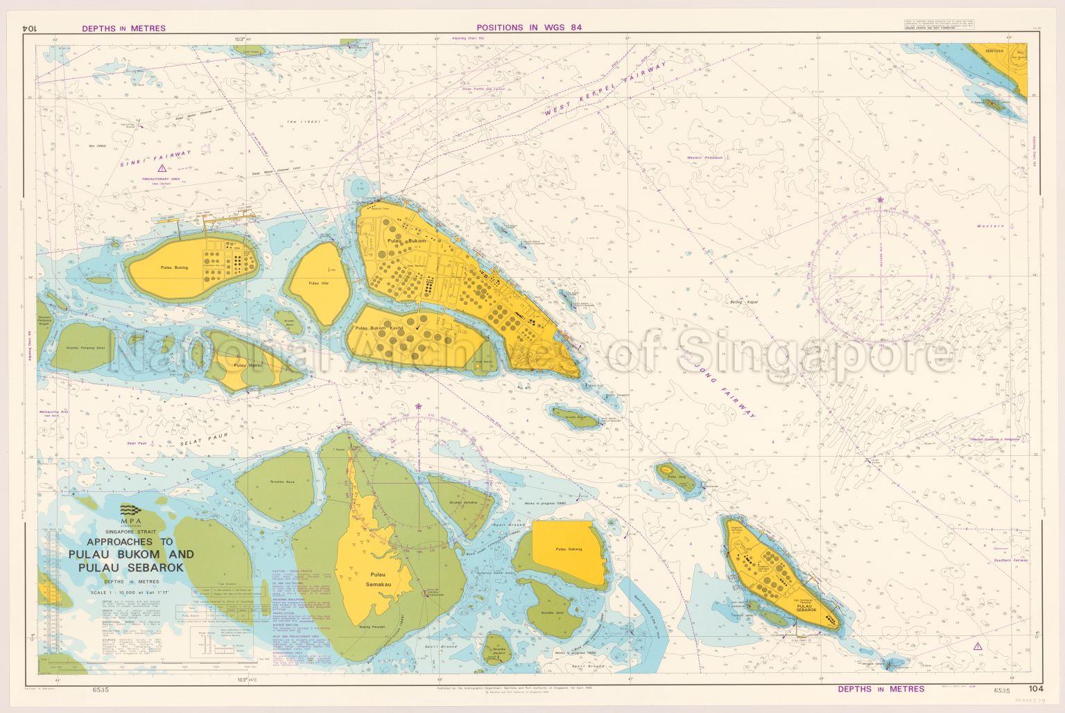 Singapore Strait. Approaches To Pulau Bukom And Pulau  …
