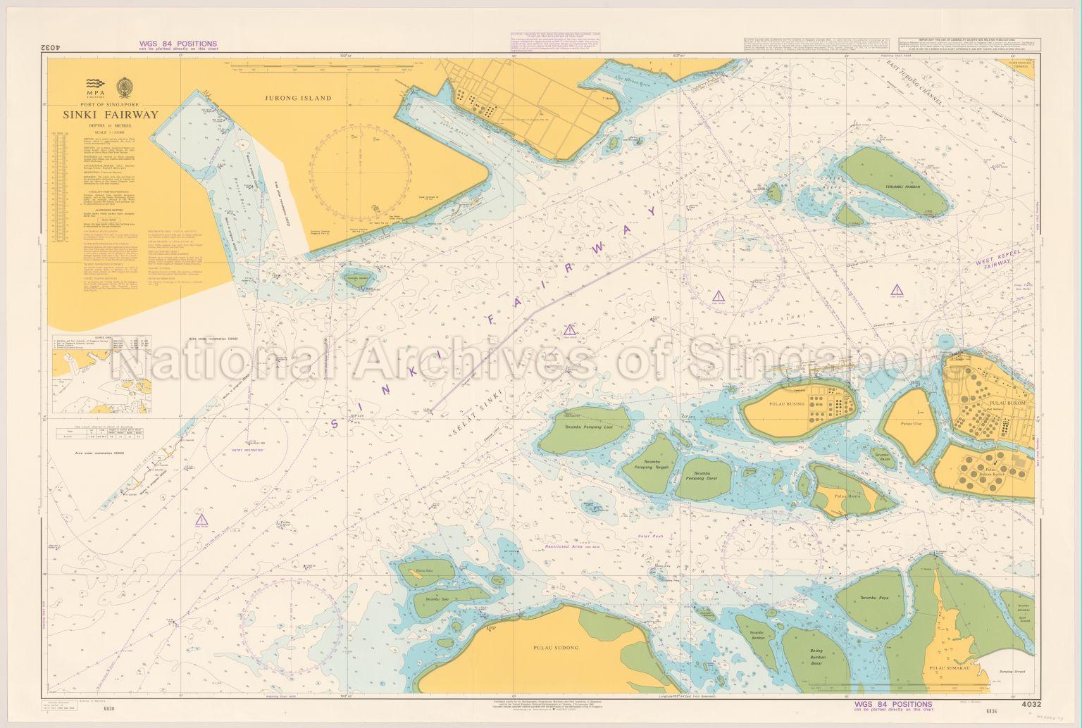 Port Of Singapore. Sinki Fairway