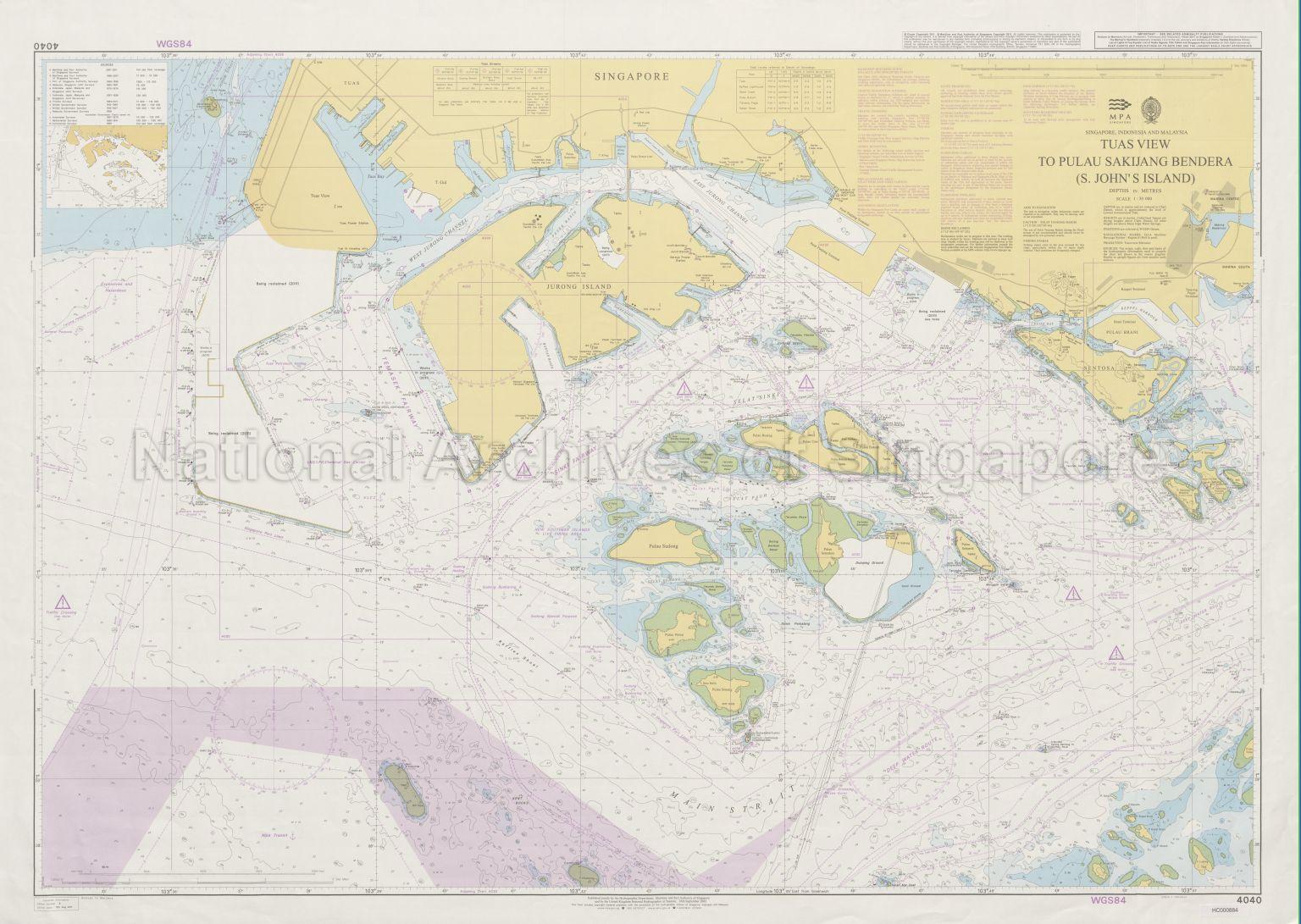 Singapore, Indonesia And Malaysia Tuas View To Pulau  …