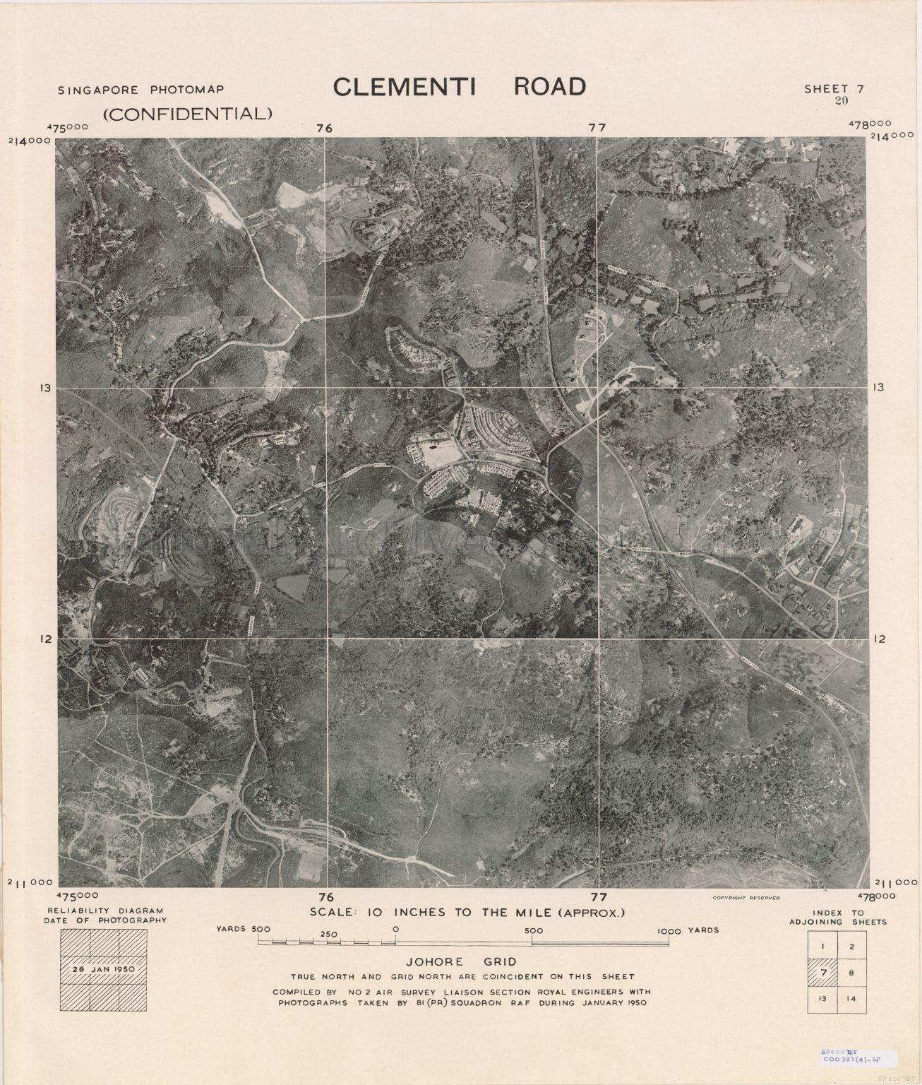 Singapore Photomap Clementi Road