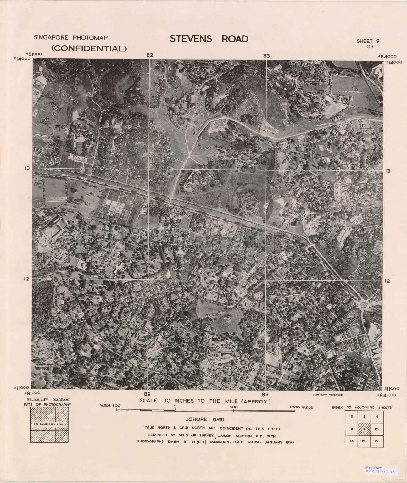 Singapore Photomap Stevens Road