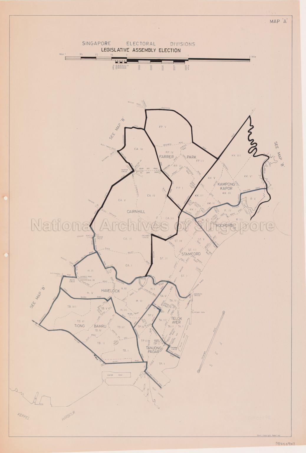 Singapore electoral Divisions. Legislative Assembly election …