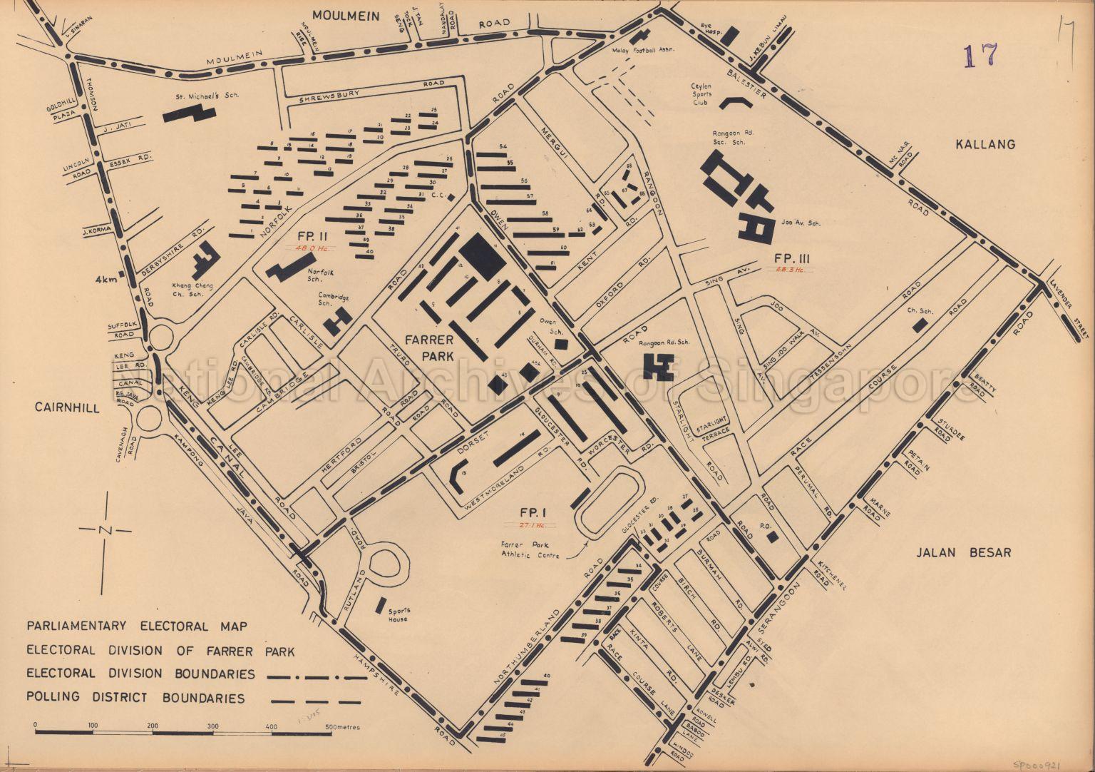Parliamentary electoral Map. electoral Division of Farrer  …