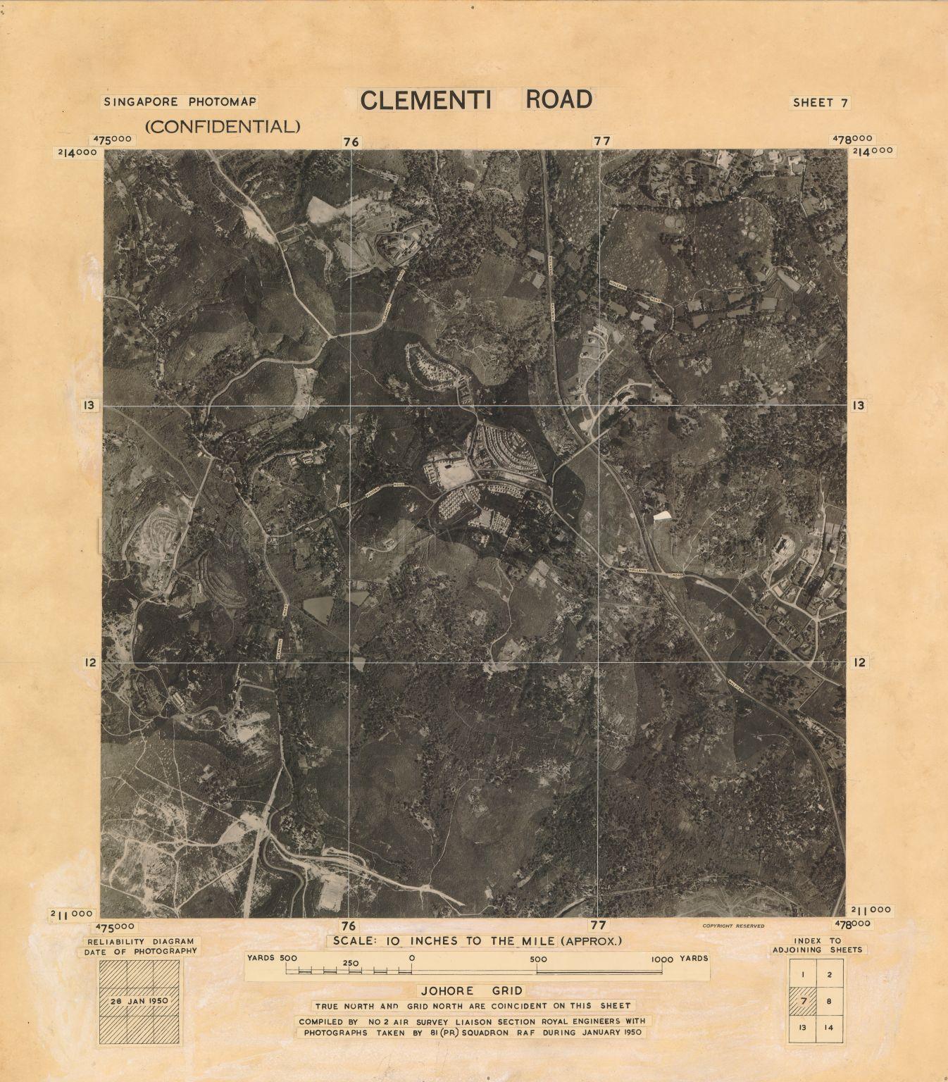 Singapore Photomap Clementi Road
