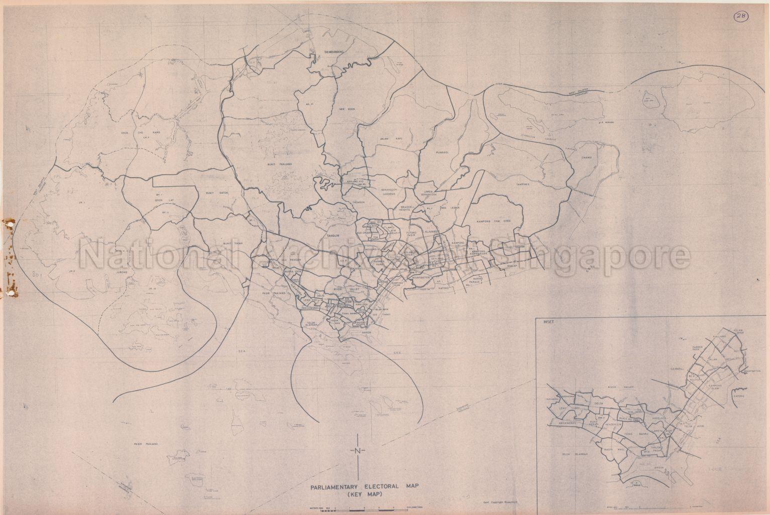 Parliamentary electoral Map (Key Map)