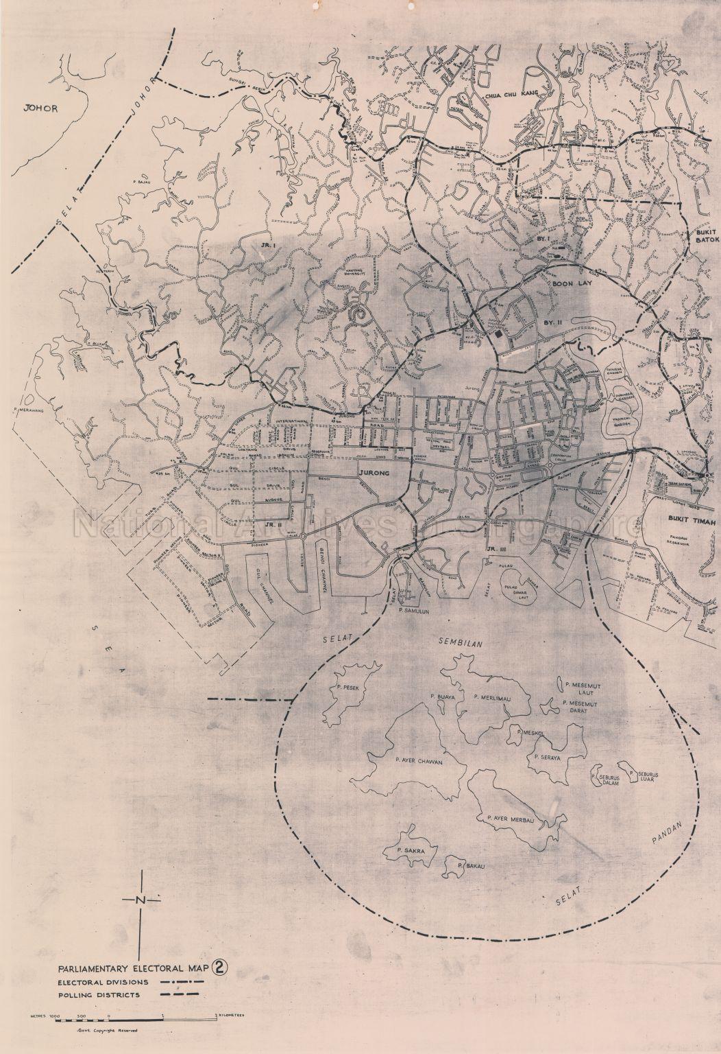 Parliamentary electoral Map (2) - Jurong and Boon Lay