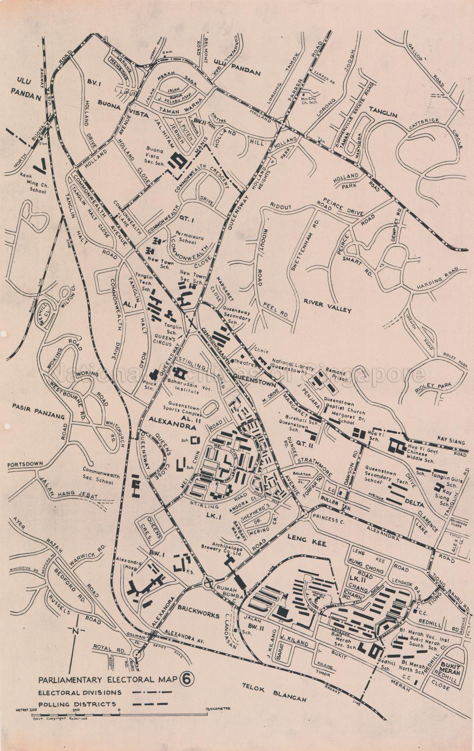 Parliamentary electoral Map (6) - Alexandra, Leng Kee,  …
