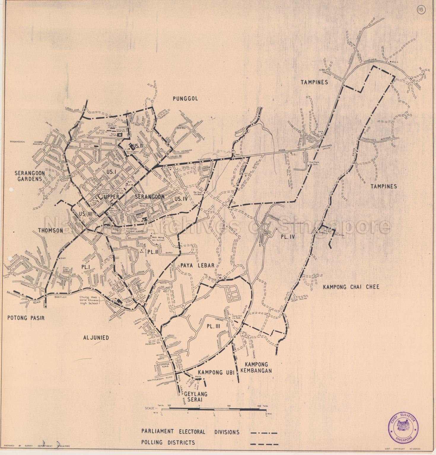 Parliament electoral Divisions (Map no.18) - Paya Lebar and  …