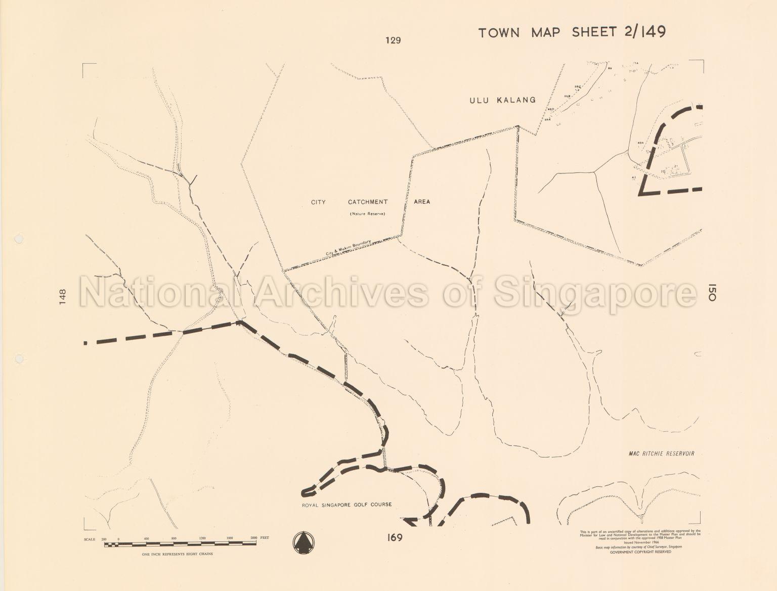 1958 Master Plan: Town Map Sheet 2/149