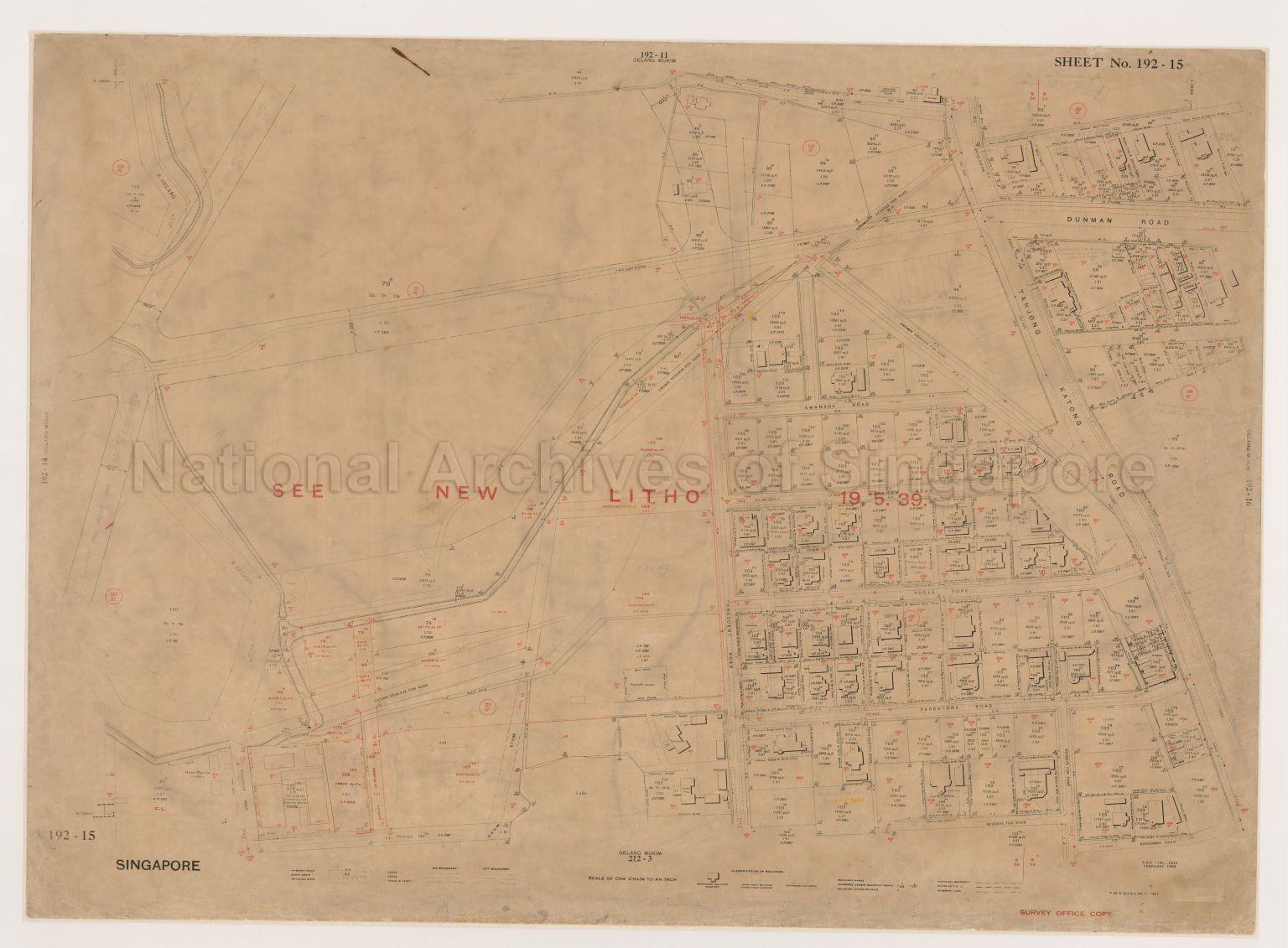 Singapore. Gelang Mukim (Geylang Mukim)