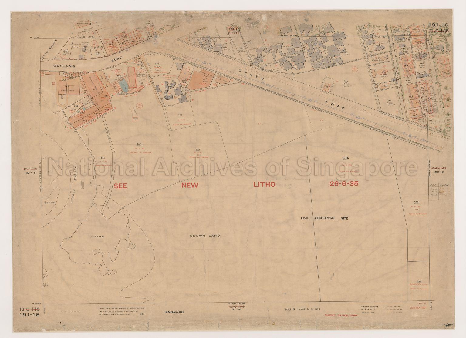 Singapore. Kalang Mukim (Kallang Mukim), Gelang Mukim ( …