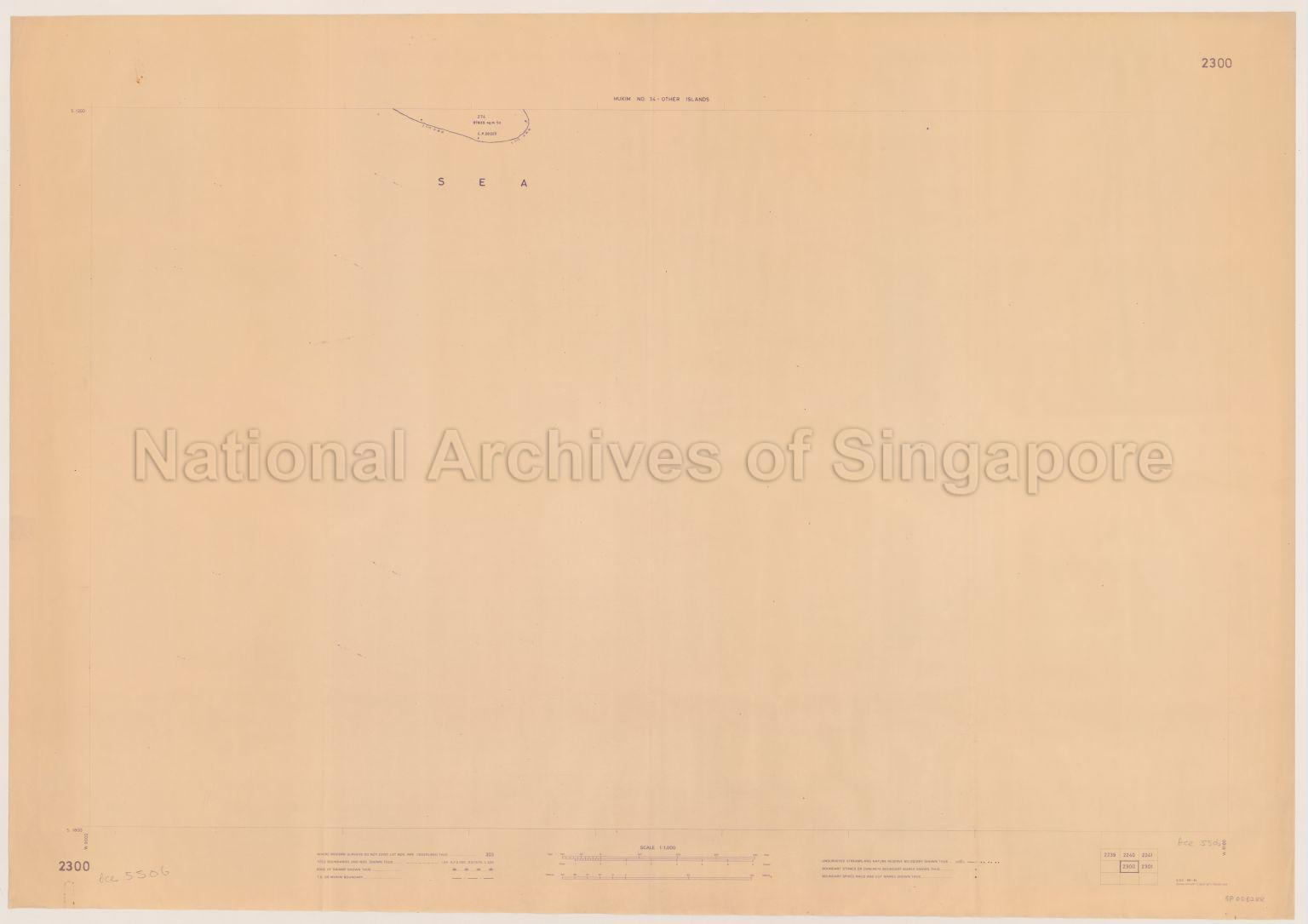 Singapore. Mukim Number 34 - Other Islands