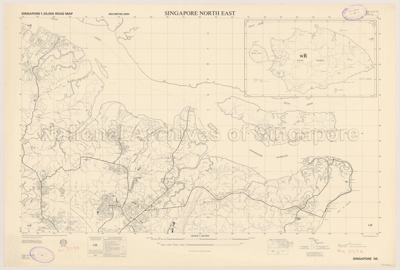 Singapore Road Map - North East