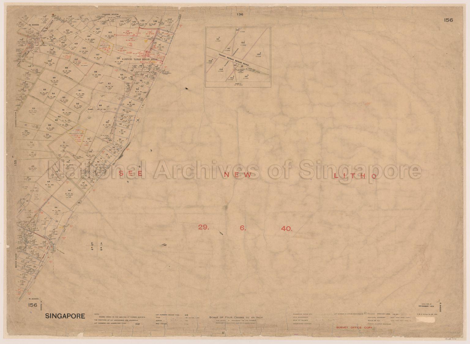Singapore. Changi Mukim, and Bedok Mukim