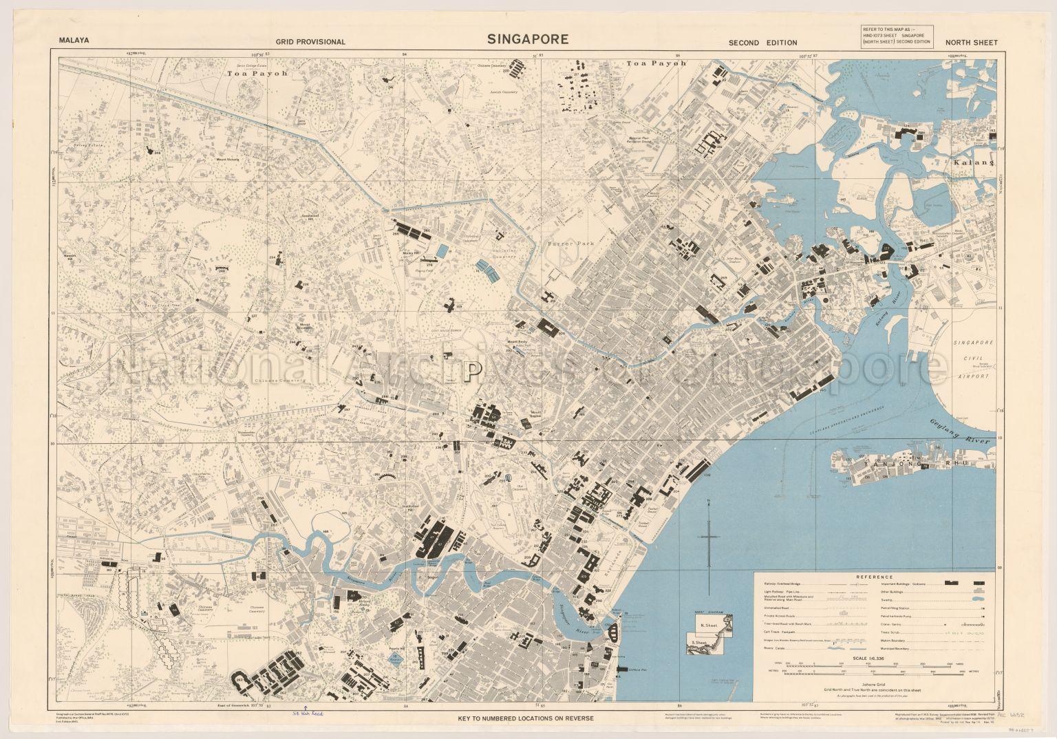 Singapore. North Sheet. Second Edition