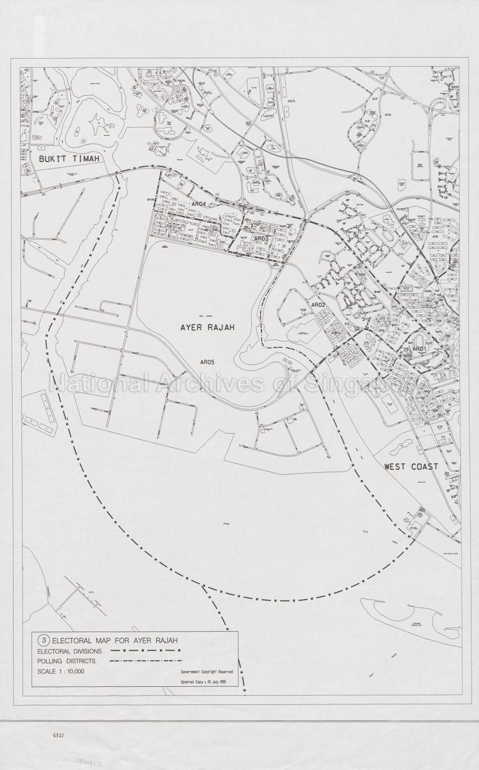 (3) Electoral Map for Ayer Rajah