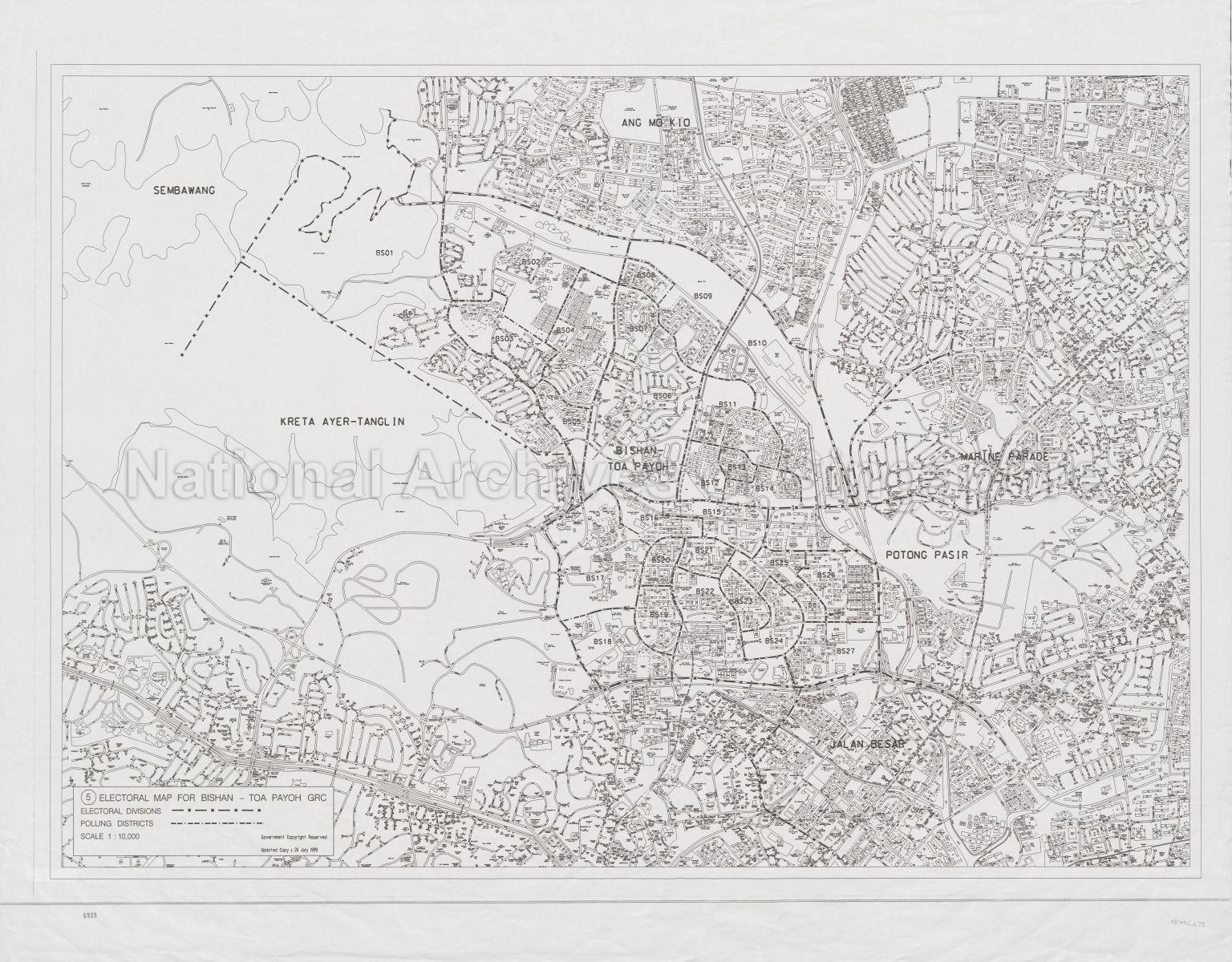 (5) Electoral Map for Bishan-Toa Payoh Group Representation  …