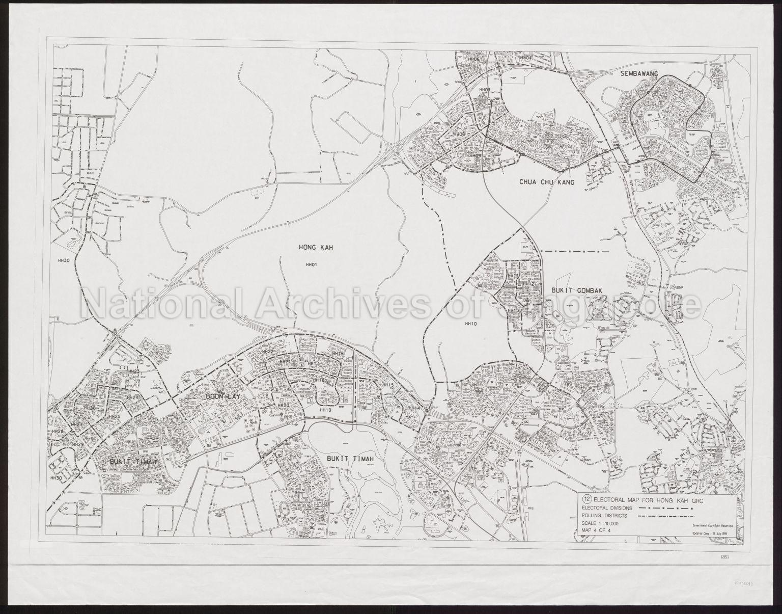 (12) Electoral Map for Hong Kah Group Representation  …