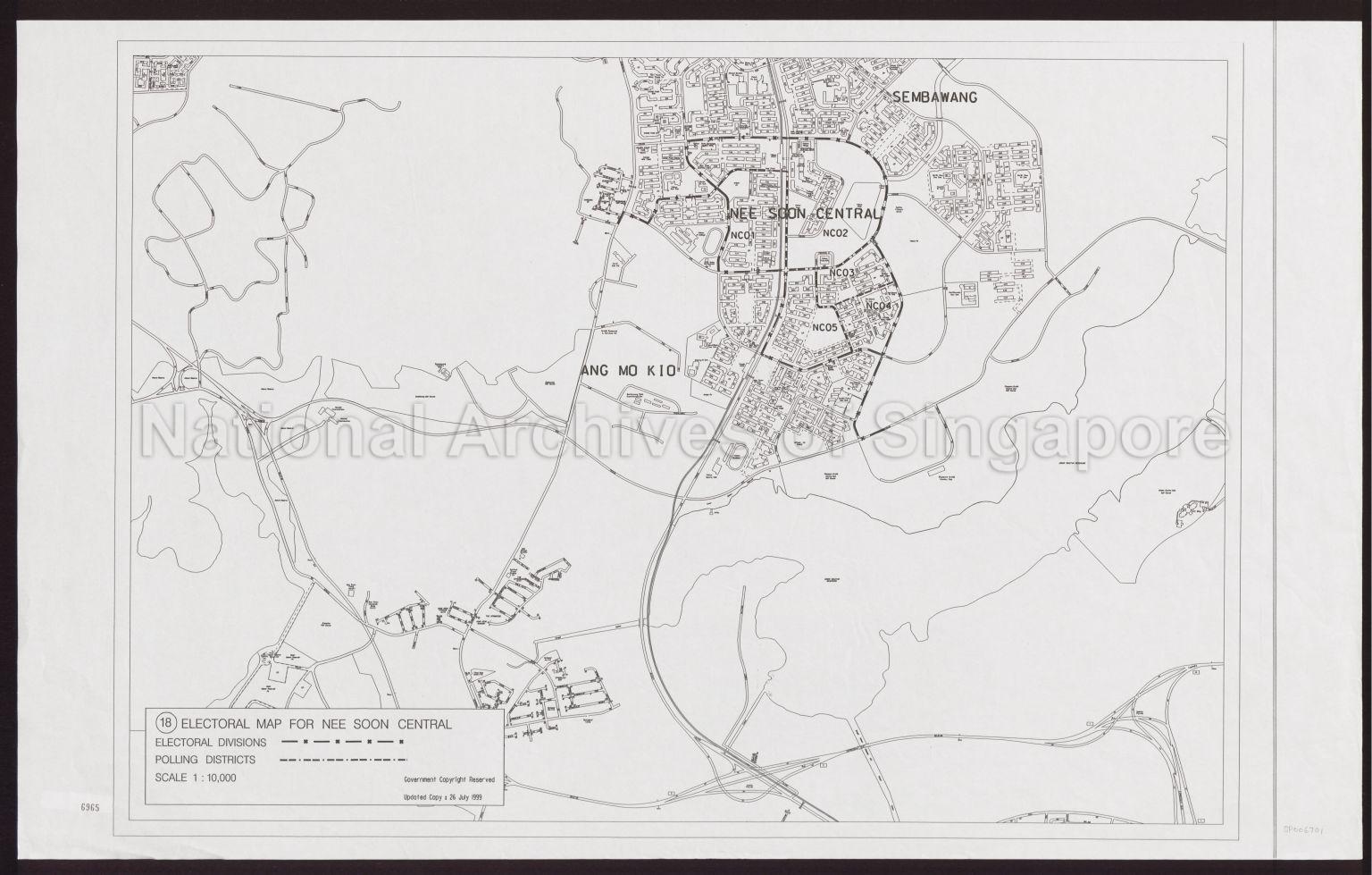 (18) electoral Map for Nee Soon Central