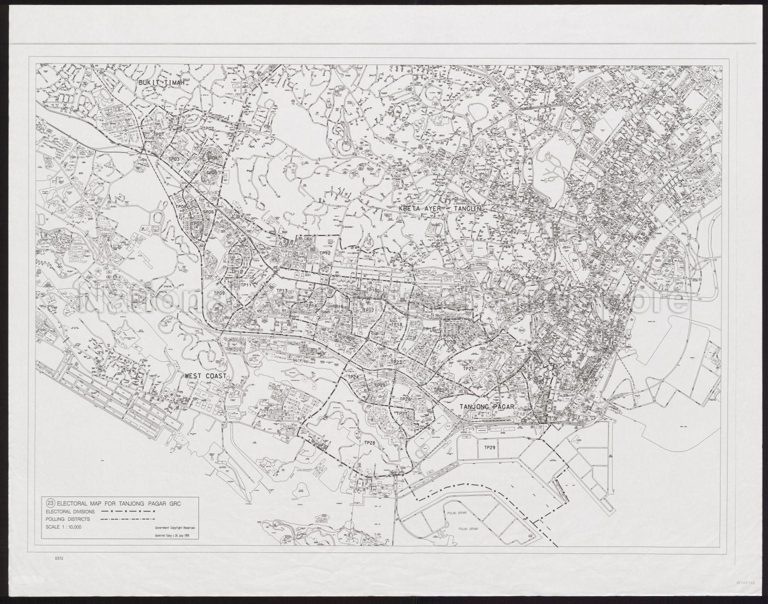 Tanjong Pagar Grc Map 23) Electoral Map For Tanjong Pagar Group Representation …