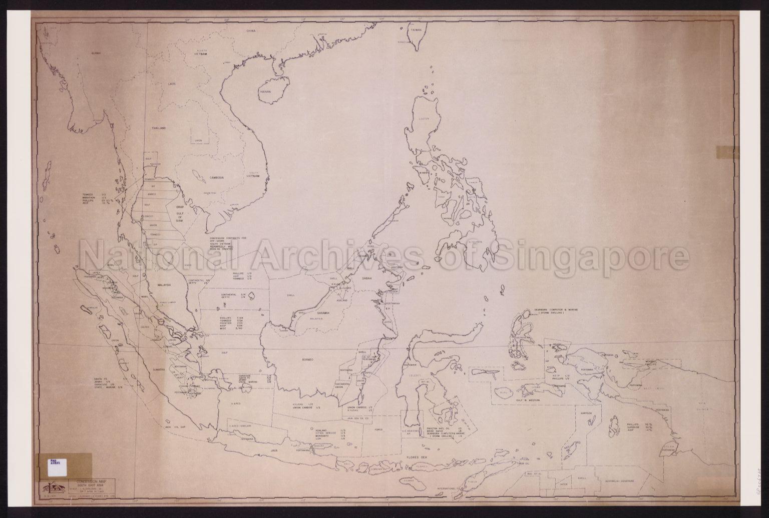 Concession Map South East Asia