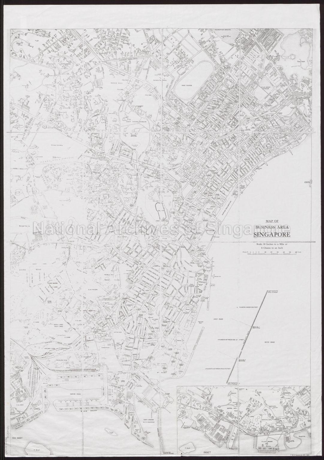 Map of Business Area Singapore