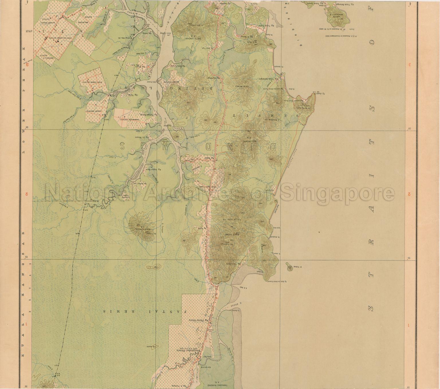 Dindings Territory With Part Of Perak, Federated Malay  …