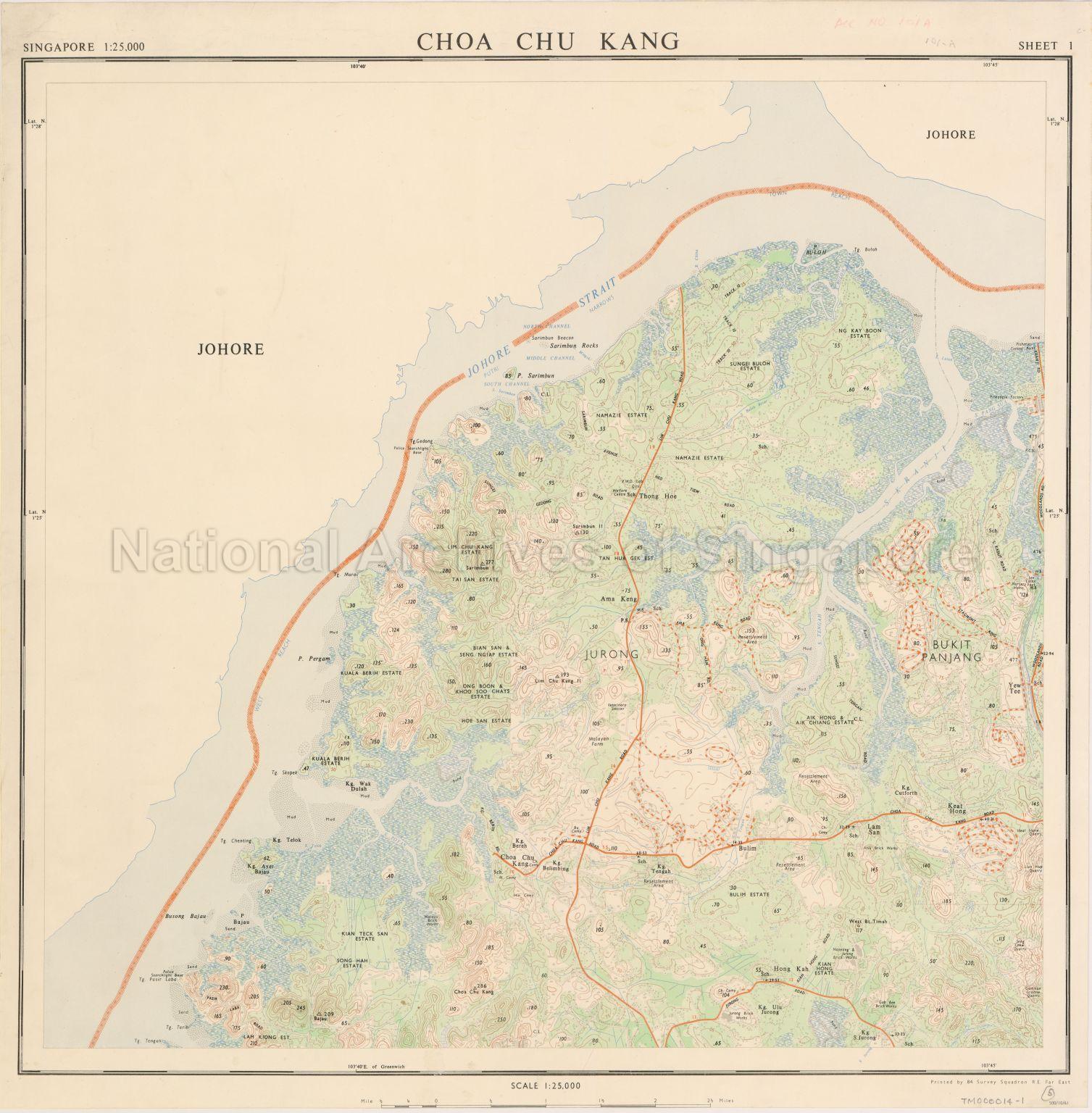 Singapore 1961 - Choa Chu Kang