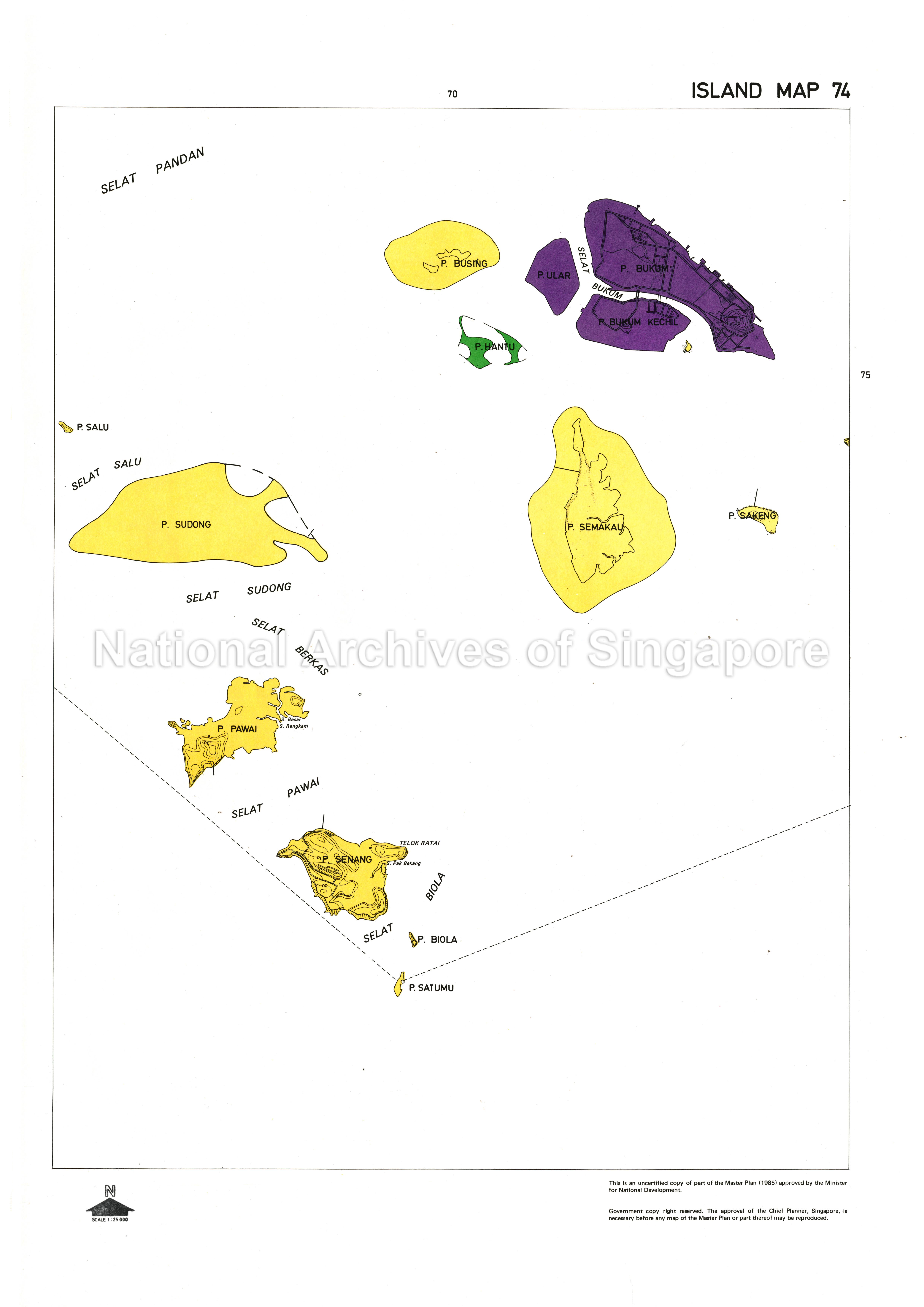Master Plan 1985: Island Map 74