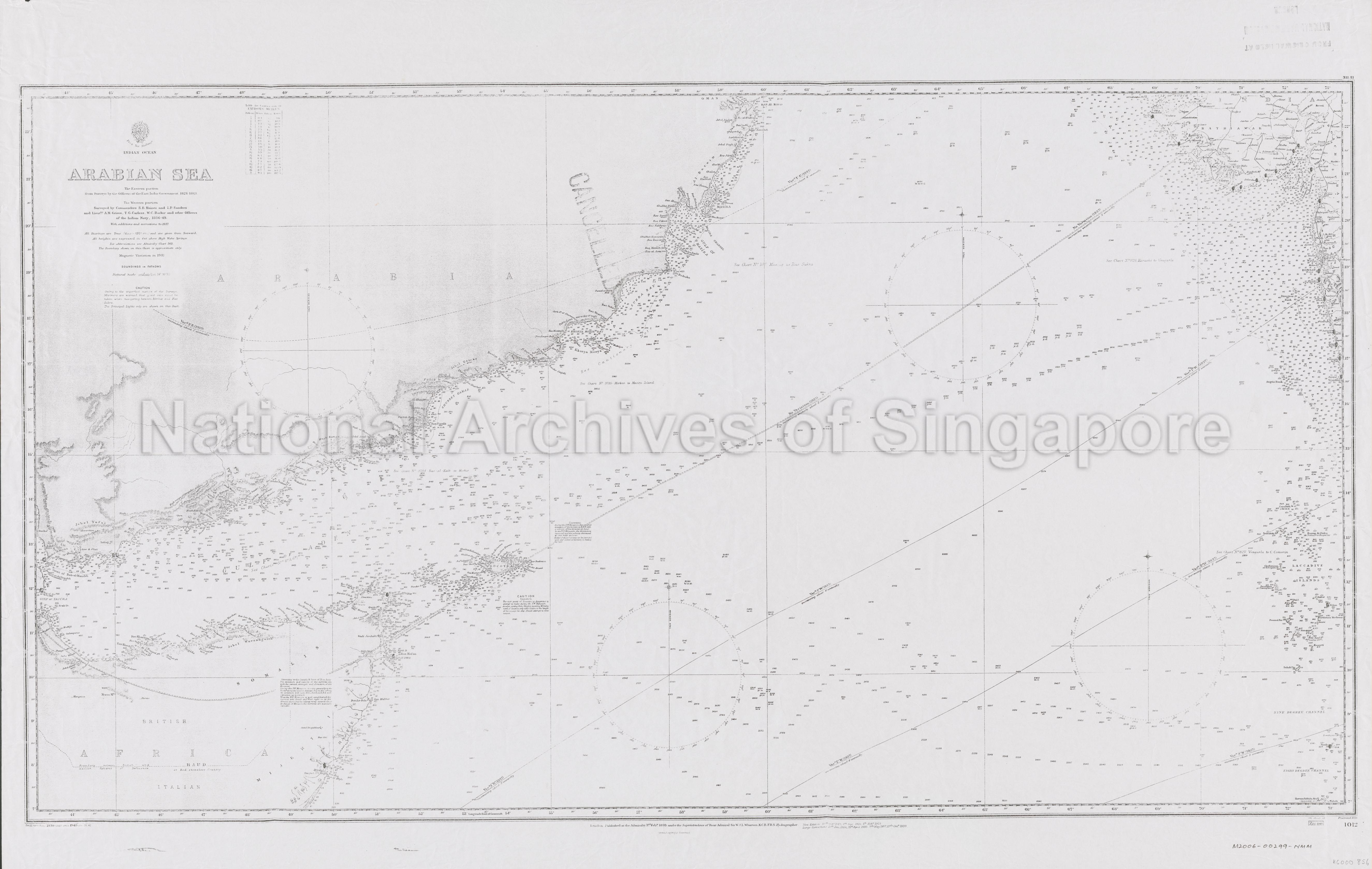 Indian Ocean. Arabian Sea