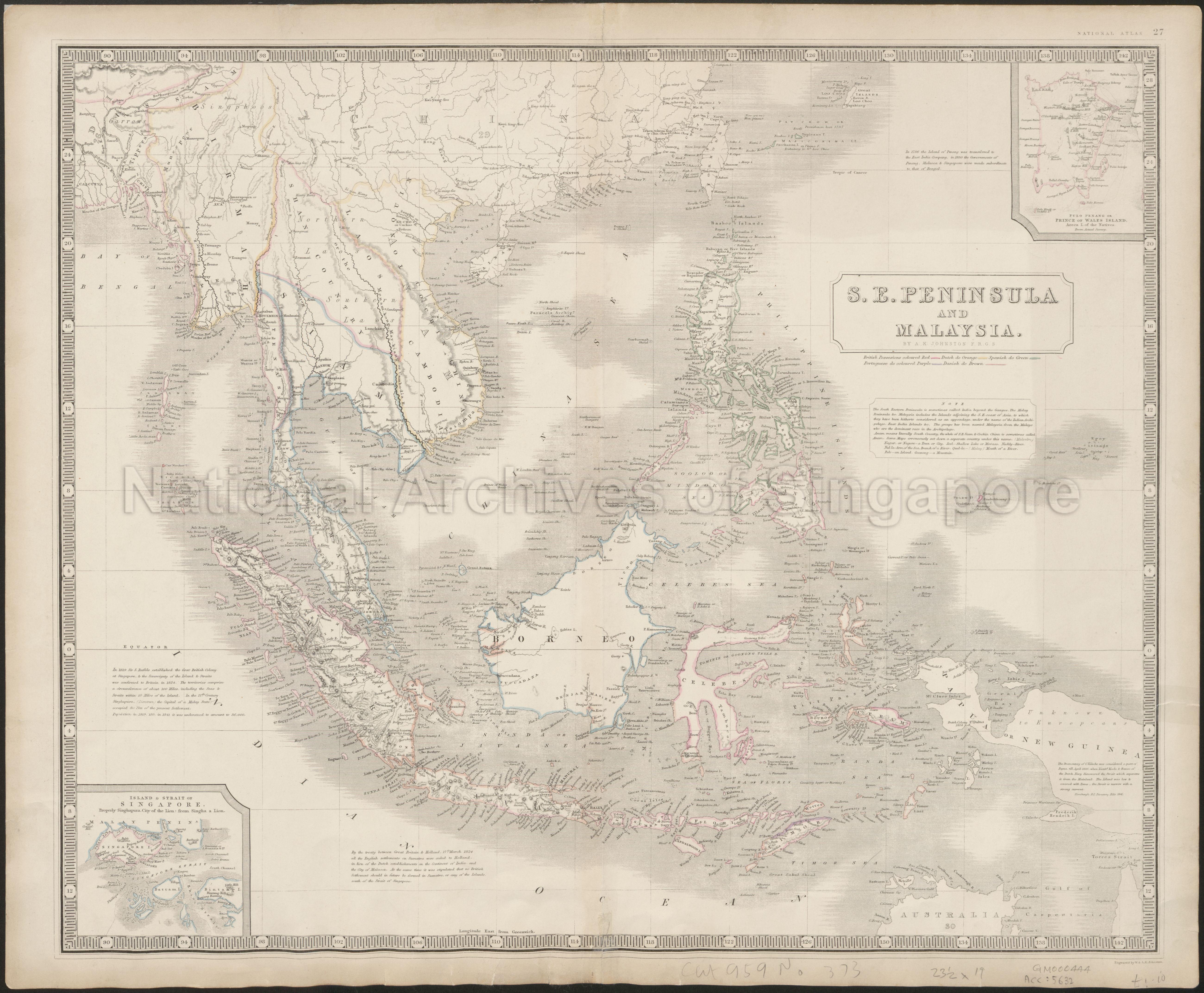 S.E. Peninsula and Malaysia