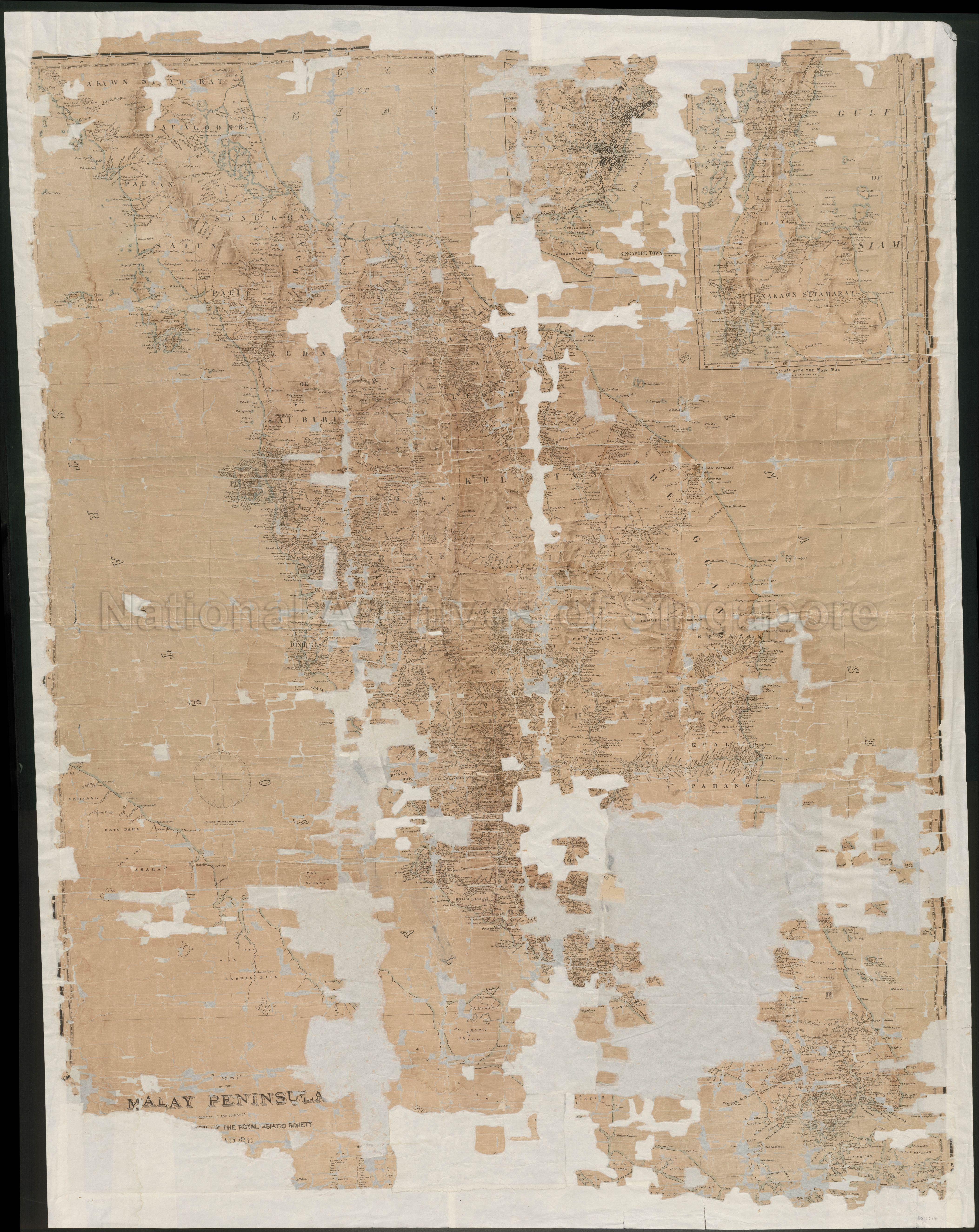 Map of the Malay Peninsula