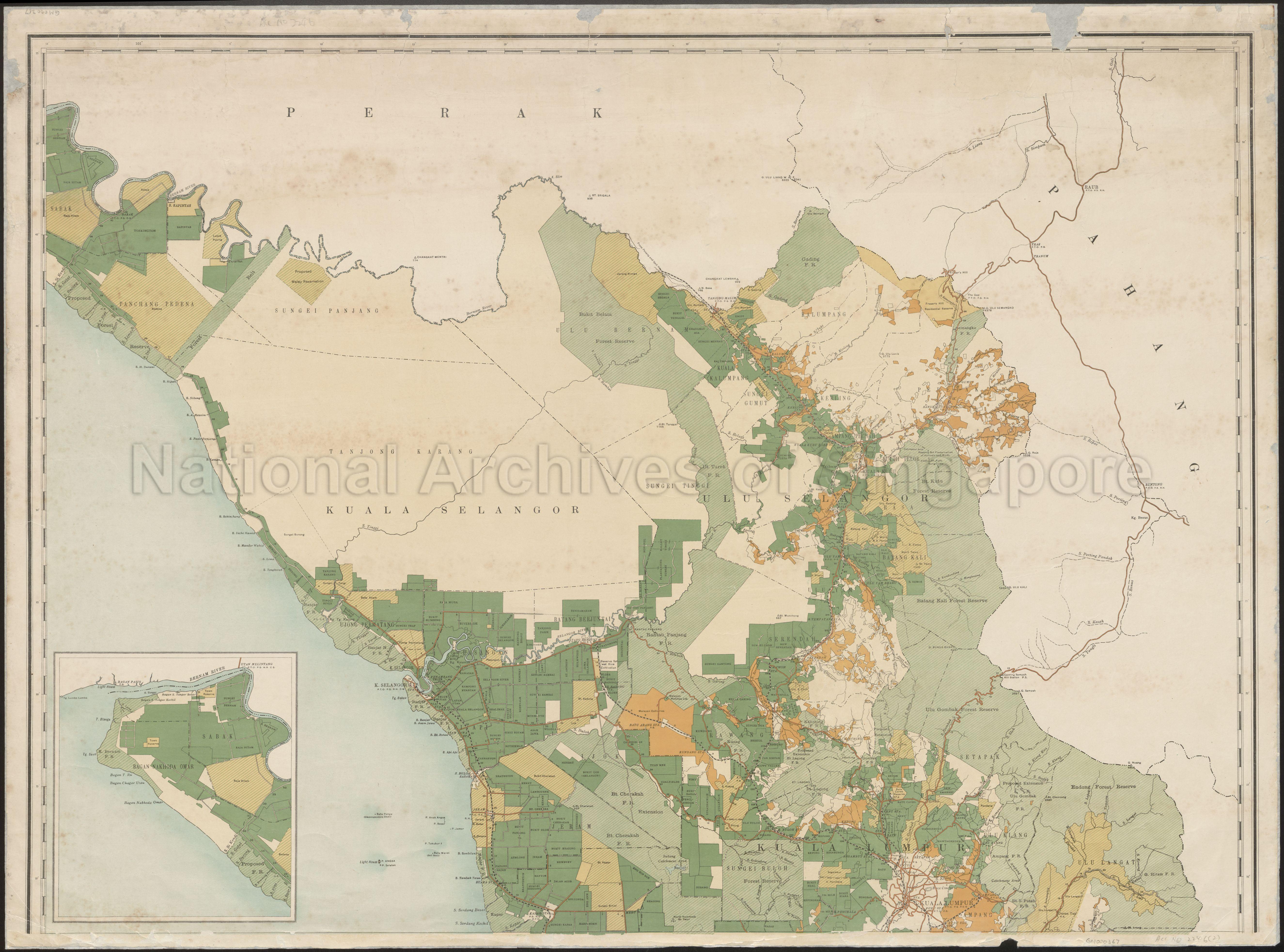 Selangor, Federated Malay States,1926