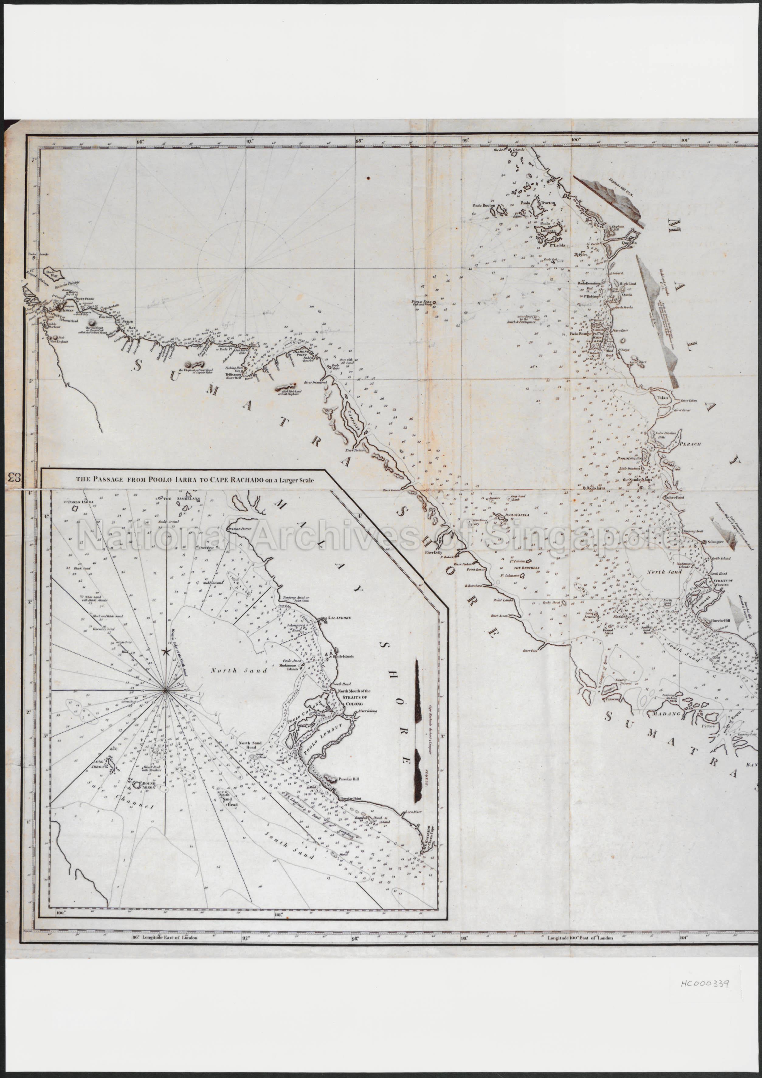 Laurie and Whittle's New Chart of the Straits of Malacca