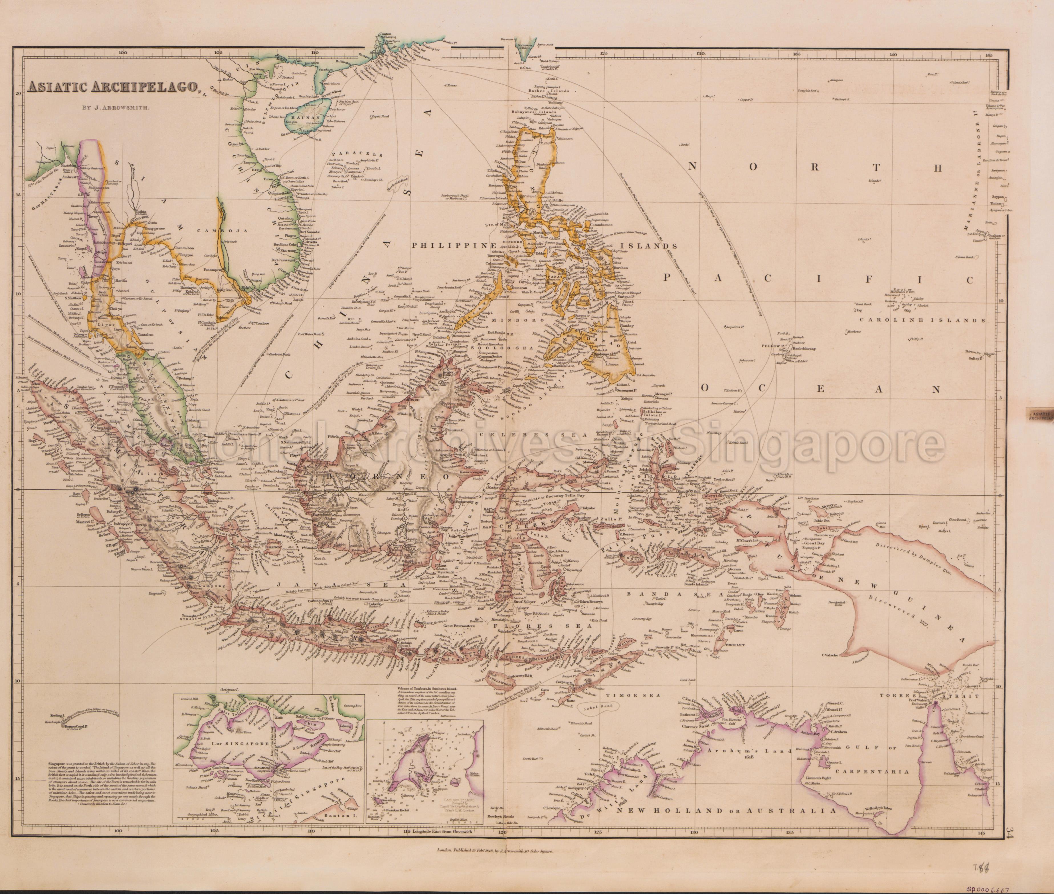 Asiatic Archipelago on Mercator's Projection by J.  …