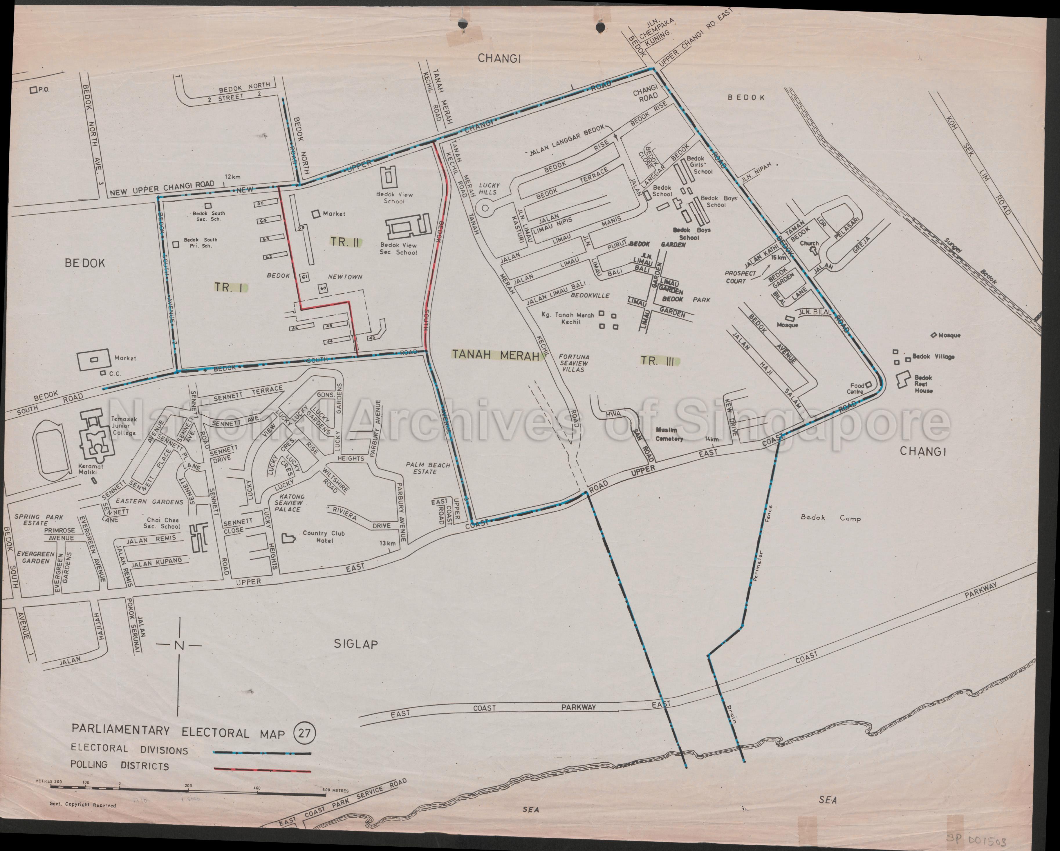 Parliamentary electoral Map (27): Tanah Merah