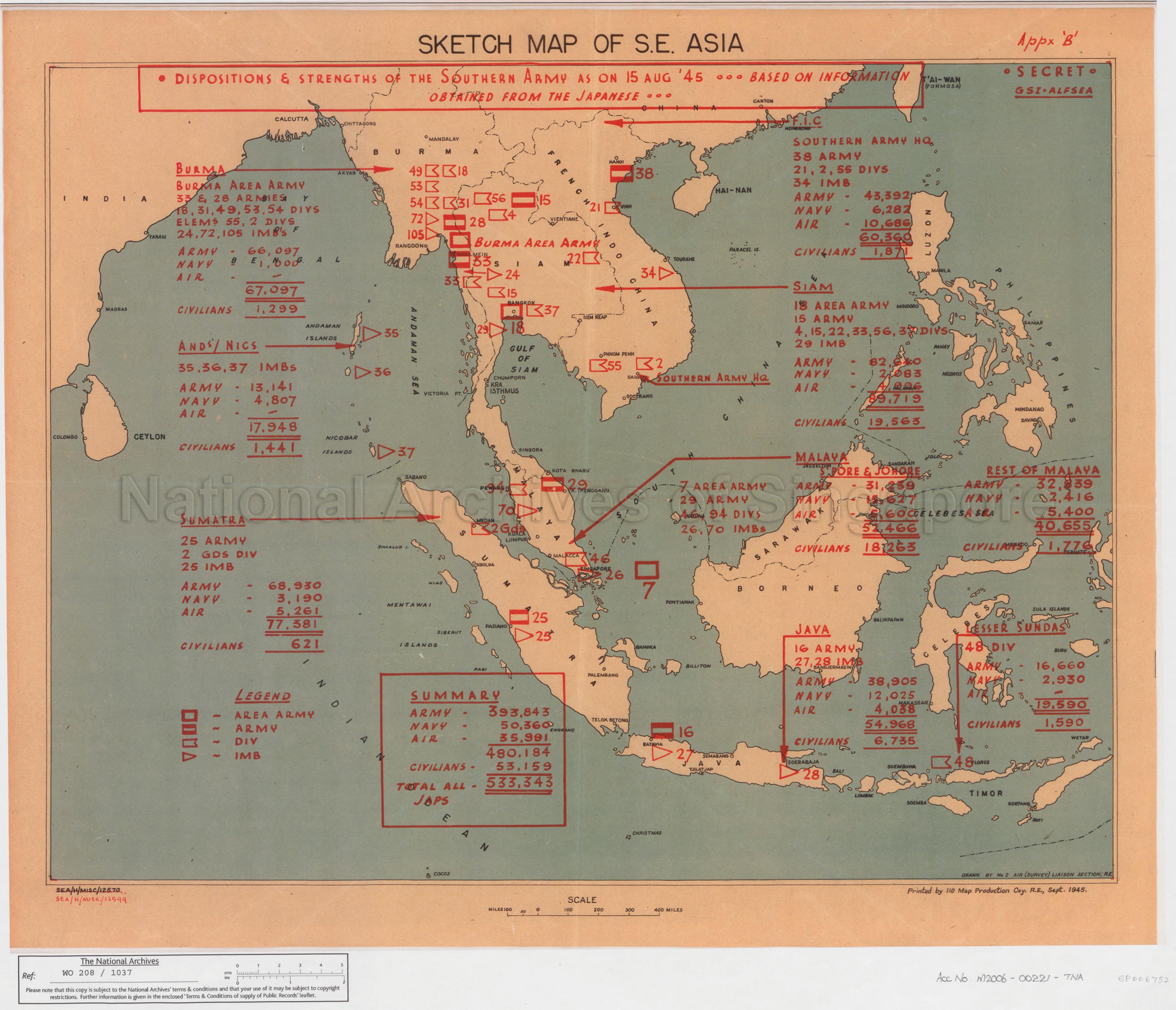 Sketch Map Of South East Asia
