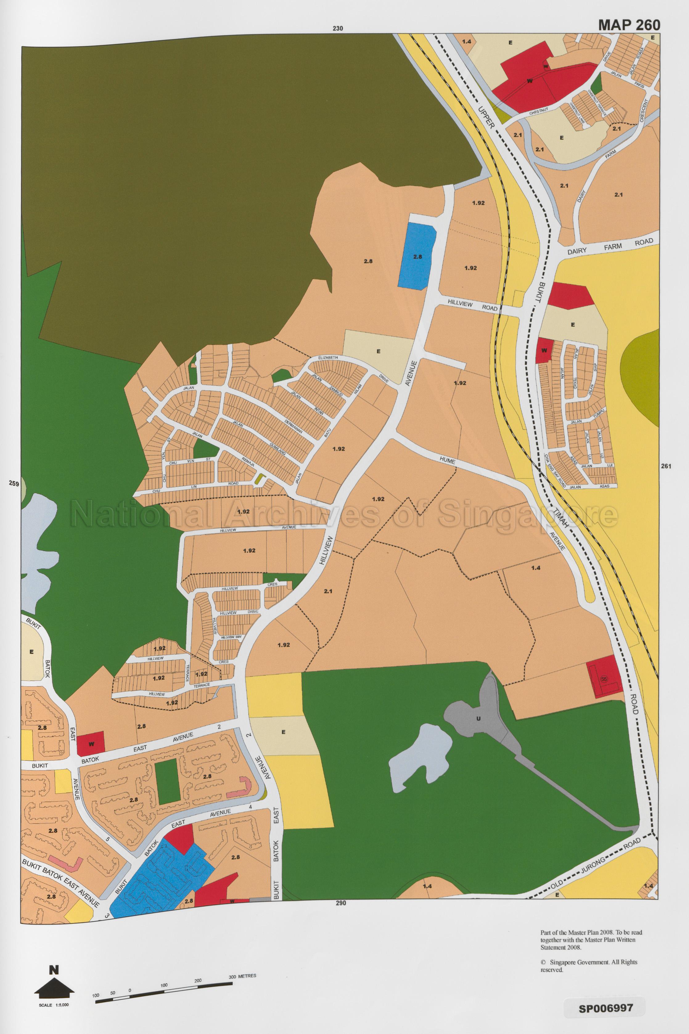 Master Plan 2008 Volume 1 of 3: Map 260