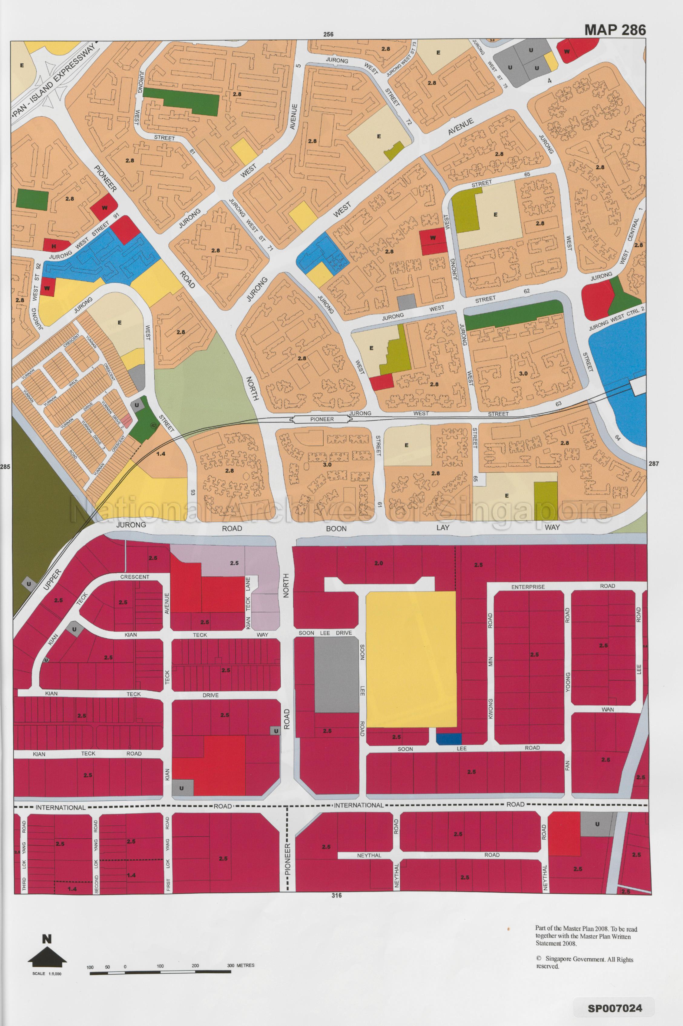 Master Plan 2008 Volume 2 of 3: Map 286