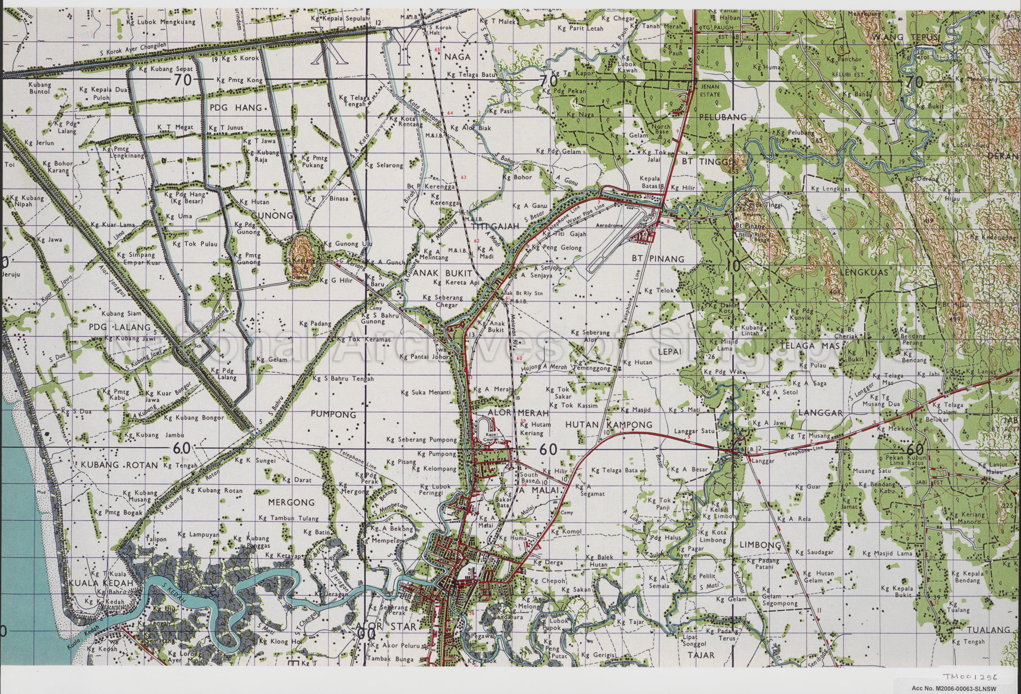 Malaysia Map Extracts:  Alor Star