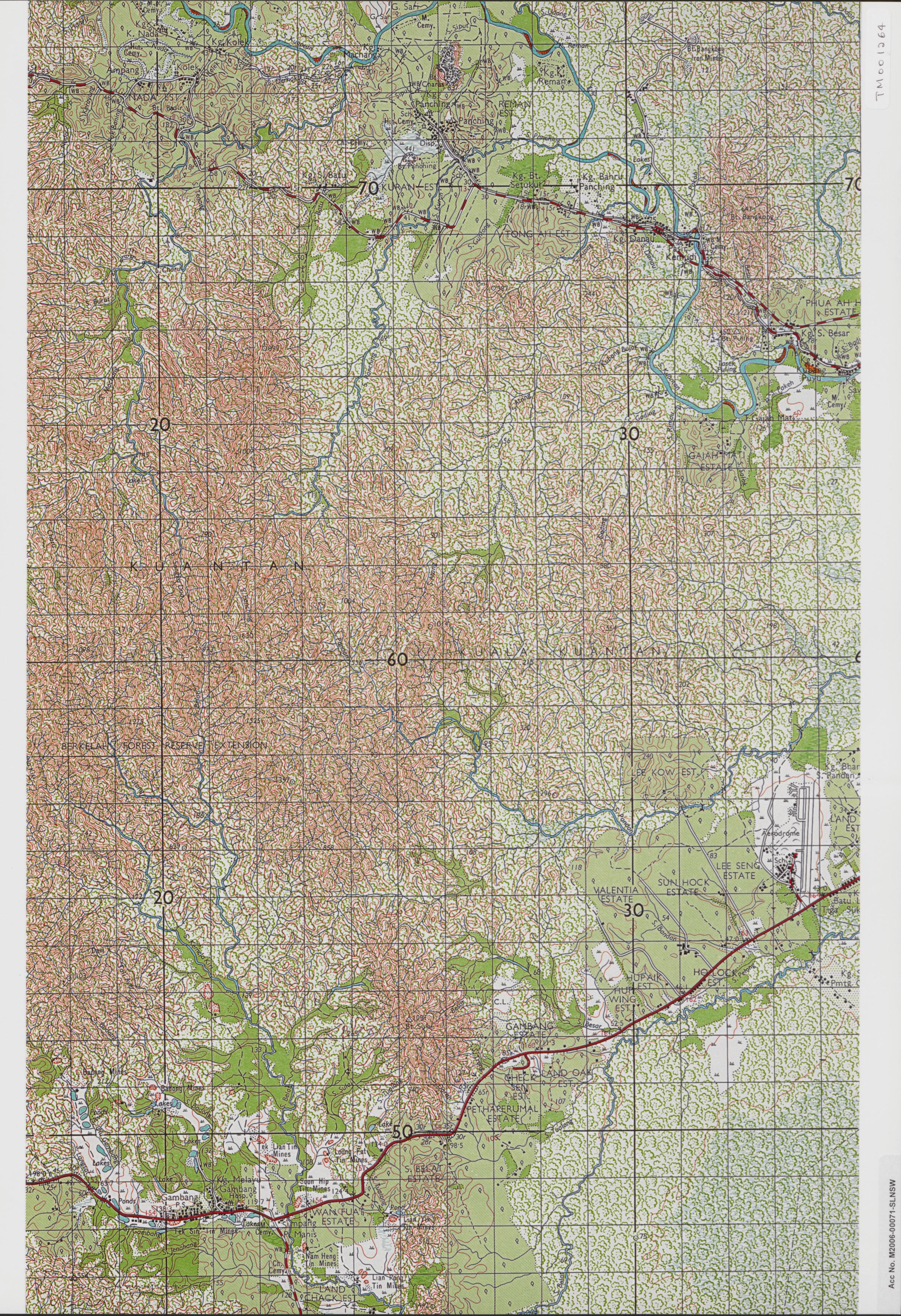 Malaysia Map Extracts: Kuantan
