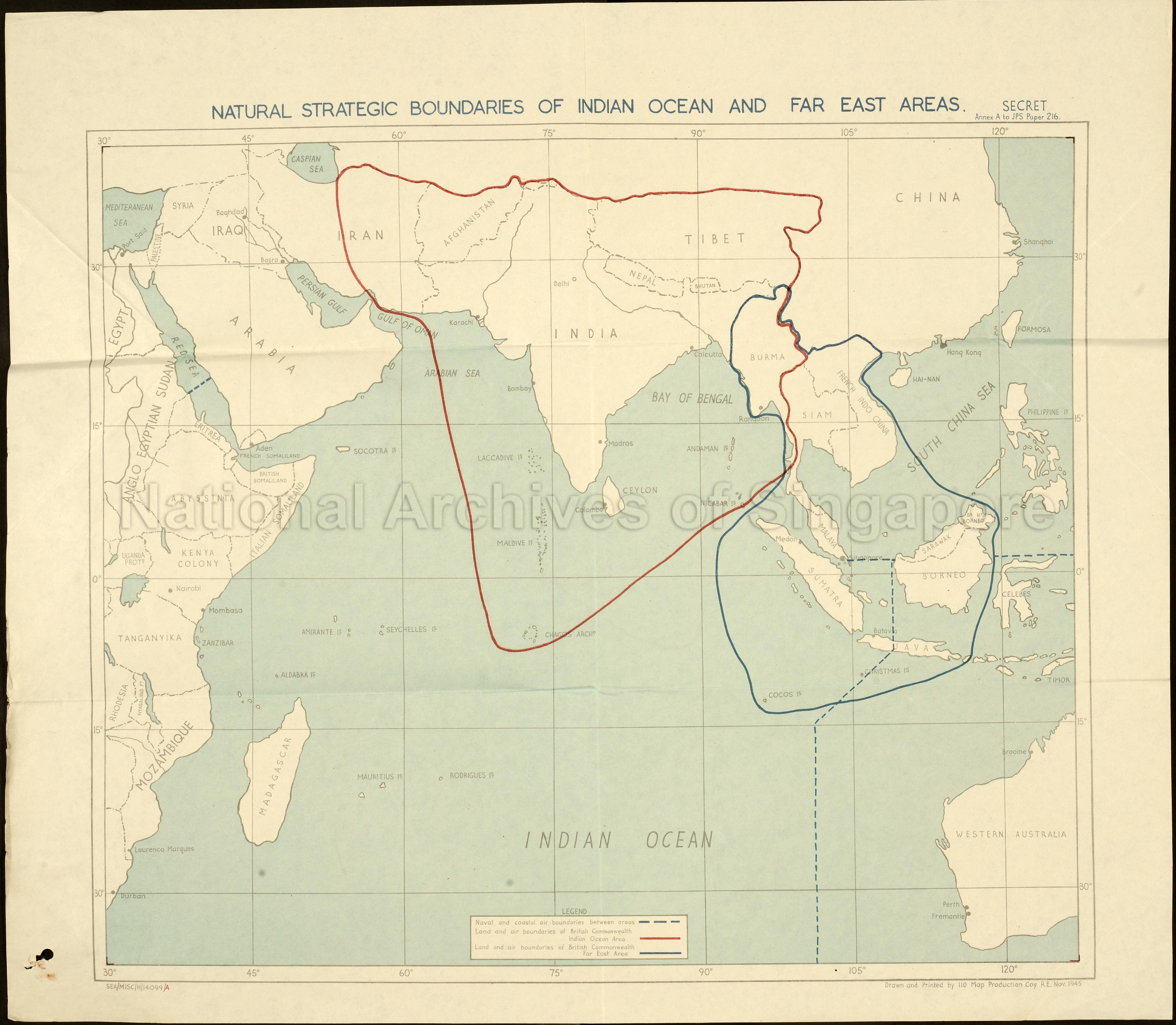 Natural Strategic Boundaries of the Indian Ocean and Far  …