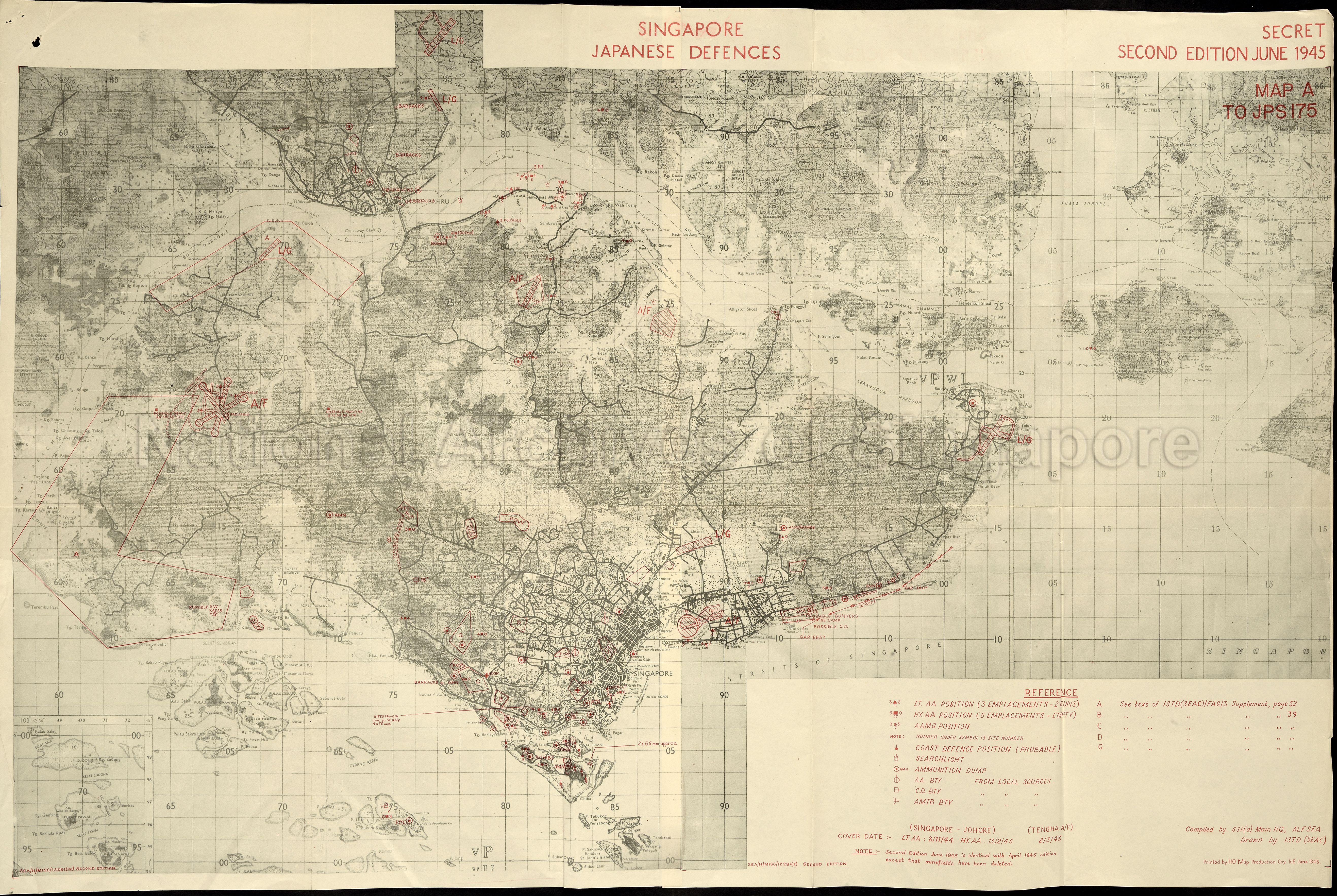 Singapore: Japanese Defences