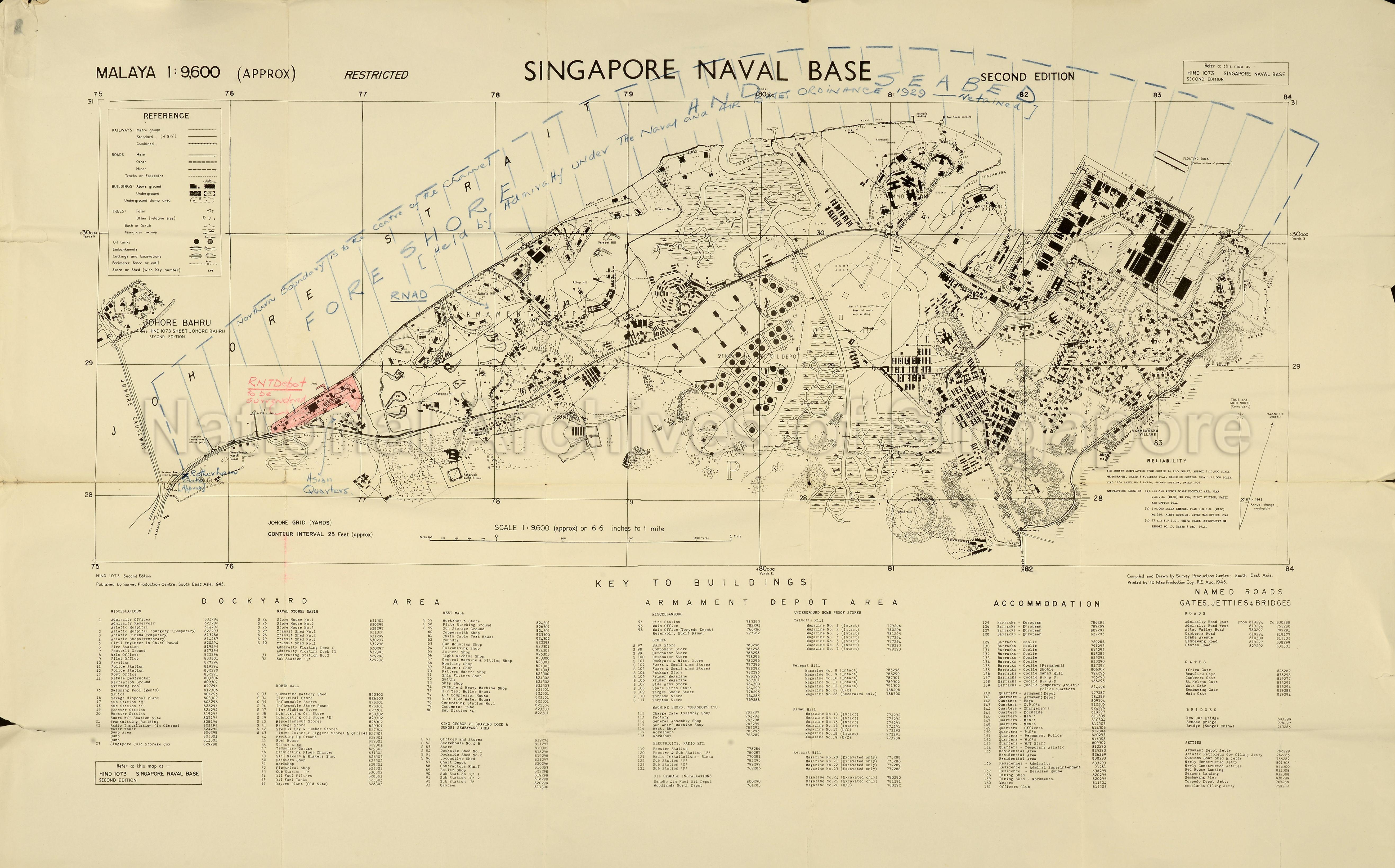 Singapore Naval Base HIND 1073 Second Edition