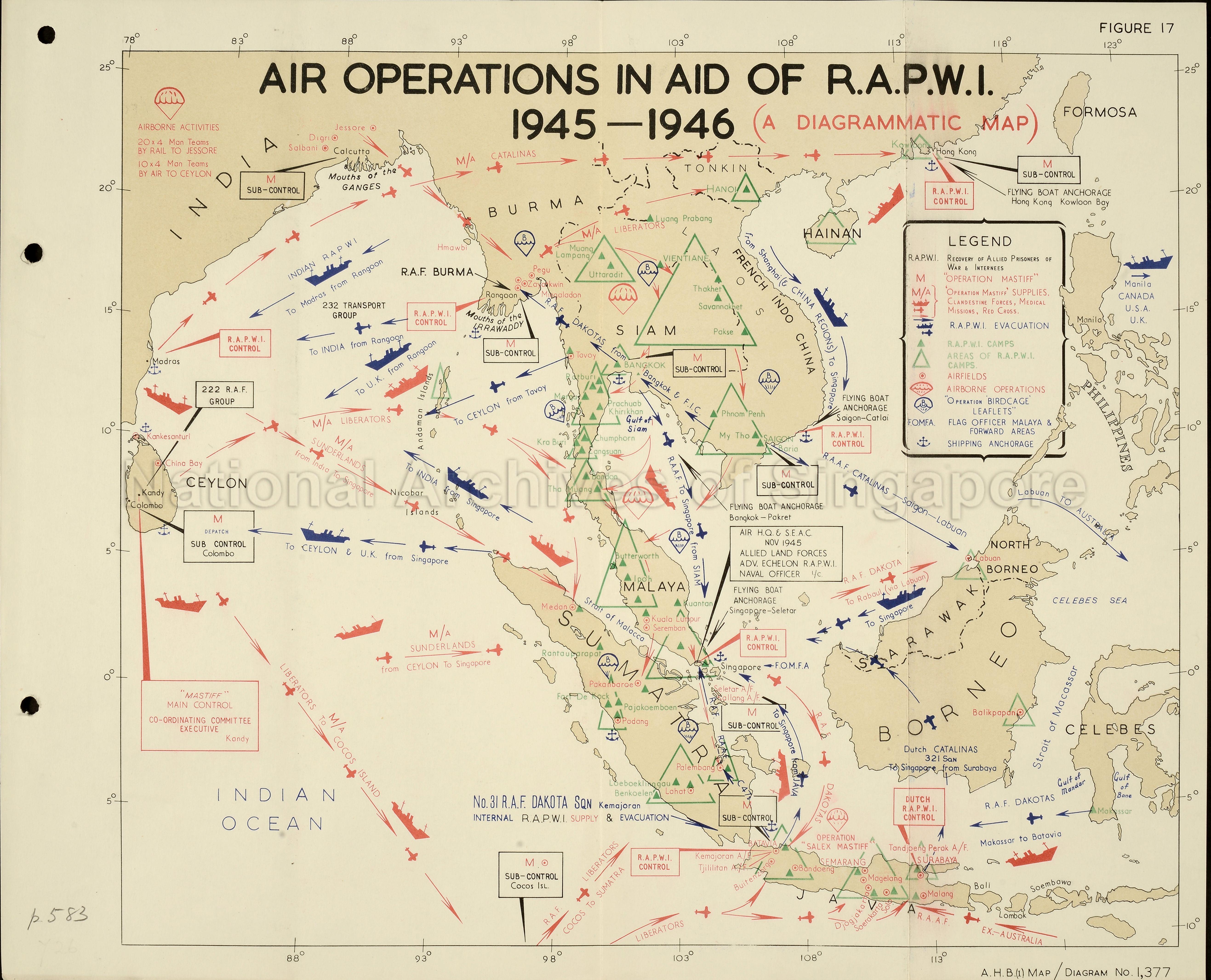 Air Operations in aid of RAPWI. 1945-1946